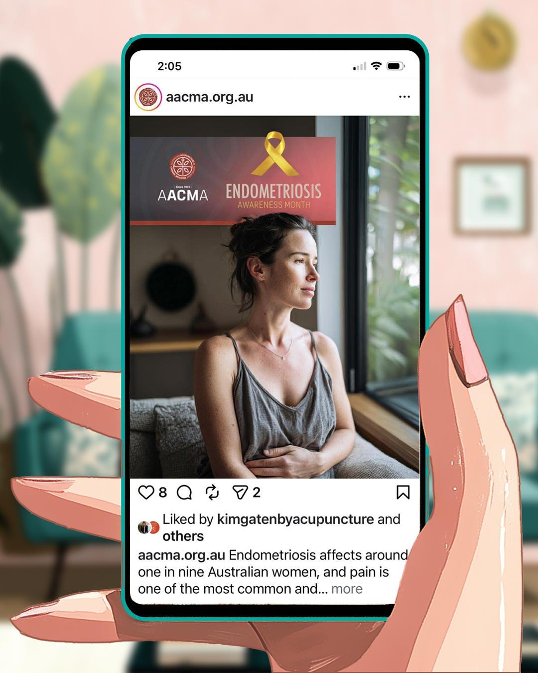 Today we are kicking off Endometriosis Awareness Month with AACMA.
To mark the start of March, we launched a national media release highlighting new international research supporting acupuncture as part of an integrative approach to endometriosis care.
For the one in nine Australian women living with endometriosis, access to safe, evidence based complementary options matters. This first release outlines four key ways acupuncture may offer support, from meaningful pain relief to improved day to day functioning and overall wellbeing.
This month is about elevating credible research, supporting informed choice and ensuring women have access to trusted, evidence informed information.
#endometriosis #endometriosisawareness #womenshealth #womenshealthmatters #healthawareness #integrativehealth #complementarymedicine #acupuncture #chronicpain #healthresearch #australianhealth #healthcareprofessionals #publichealth #evidencebased #marchawareness ##endometriosis #endometriosisawareness #womenshealth #womenshealthmatters #healthawareness #integrativehealth #complementarymedicine #acupuncture #chronicpain #healthresearch #australianhealth #healthcareprofessionals #publichealth #evidencebased #marchawareness ##missymischiefmissymischief