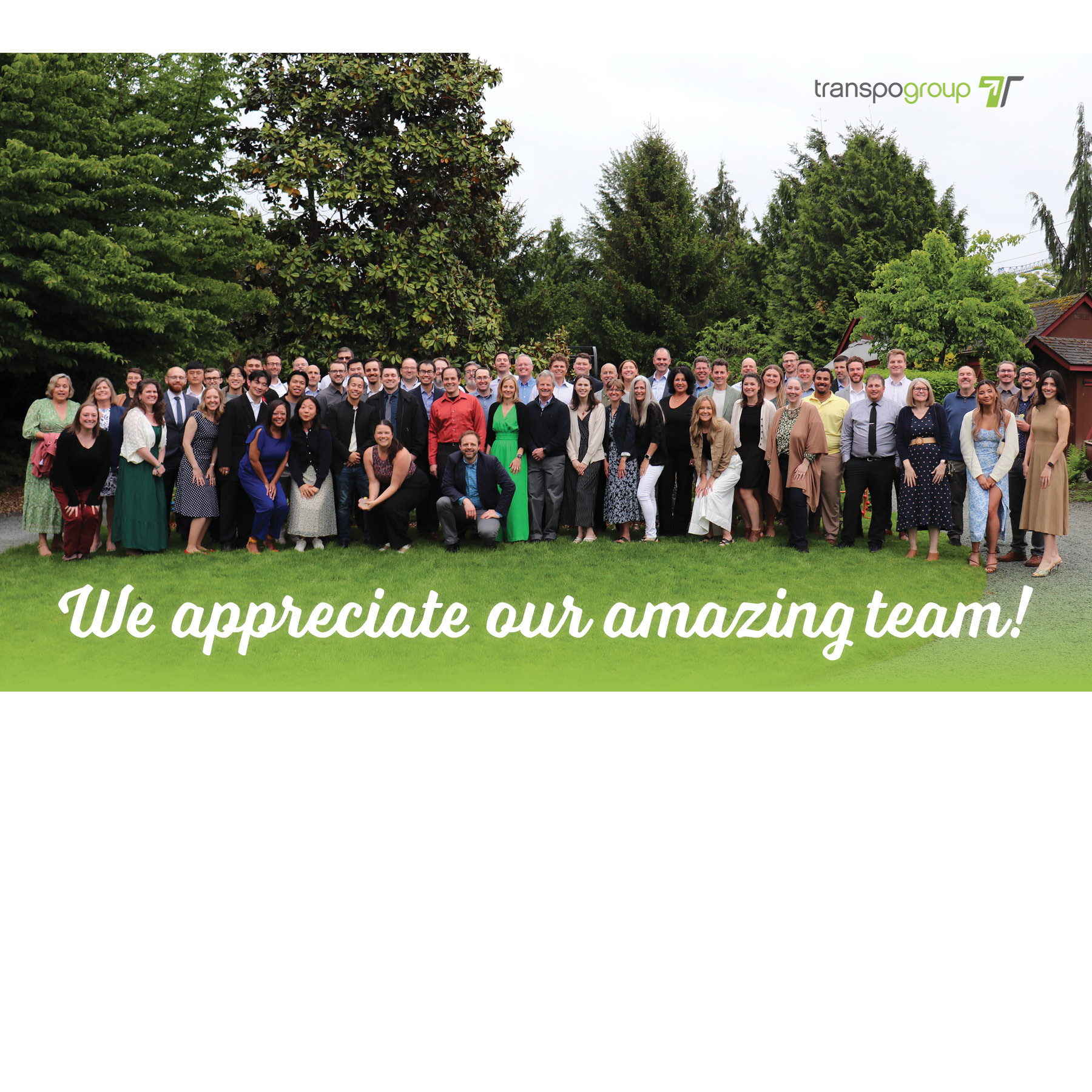 Happy Employee Appreciation Day to the people who make Transpo go. Our team brings the brains, creativity, teamwork, and just the right amount of humor to everything we do. We’re grateful for the engineers, planners, analysts, administrative, and marketing pros who show up every day ready to solve problems, support each other, and keep things moving.