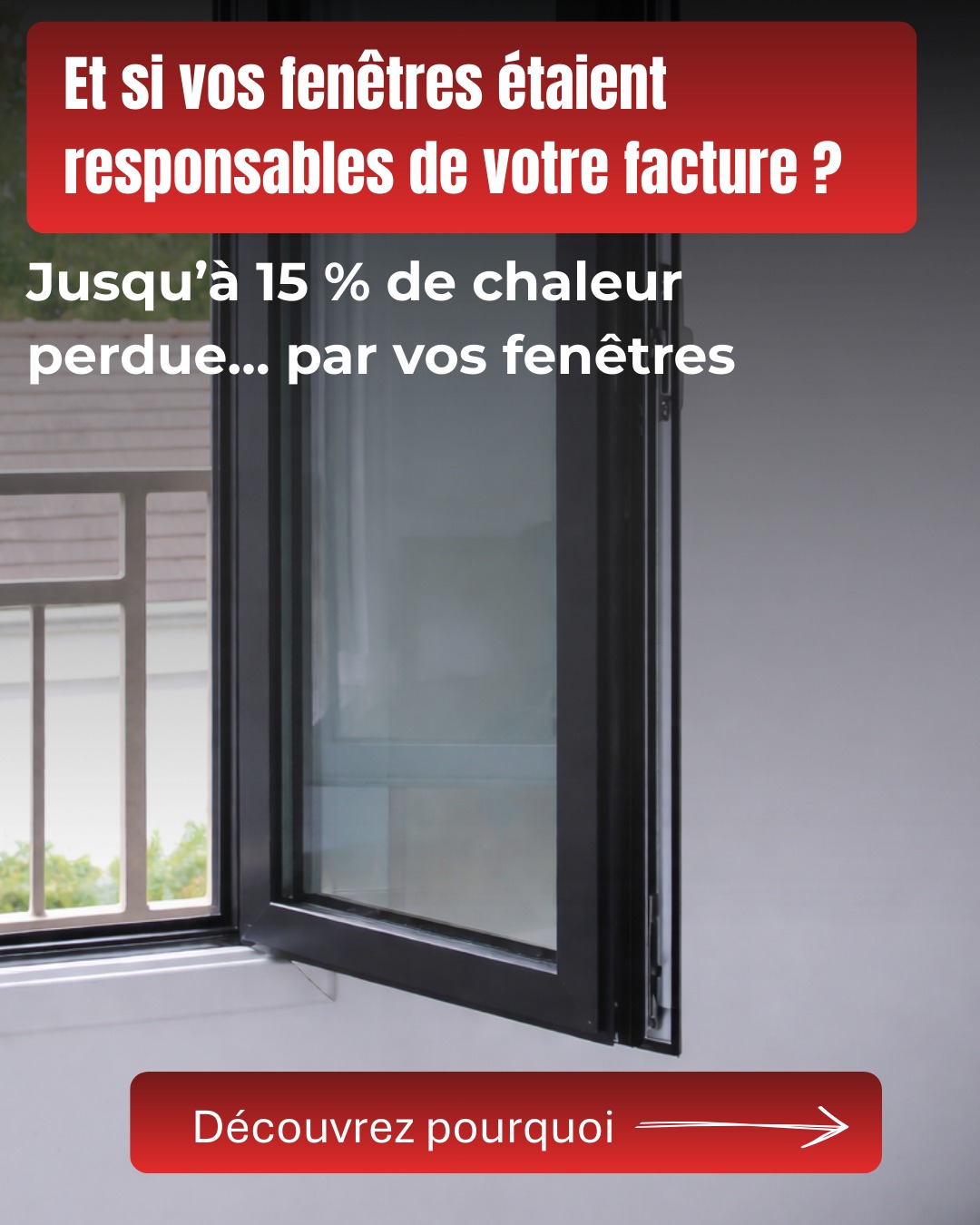 ❄️ Saviez-vous que jusqu’à 15 % de la chaleur d’un logement peut s’échapper par les fenêtres ?
Avec le temps, les fenêtres peuvent perdre en efficacité :
simple vitrage, double vitrage ancien, joints usés ou mauvaise étanchéité… Ces petits détails peuvent avoir un impact direct sur votre facture d’énergie et votre confort au quotidien.
Résultat :
💨 courants d’air
❄️ sensation de froid près des vitrages
💧 condensation excessive
🌡 inconfort en hiver comme en été
👉 Remplacer vos fenêtres peut faire toute la différence.
Des fenêtres modernes permettent de :
✔ améliorer le confort thermique
✔ réduire les nuisances sonores
✔ mieux isoler votre logement
✔ valoriser votre bien
Chez Portamax, nous vous accompagnons dans votre projet avec des solutions performantes et durables.
📞 Demandez votre devis gratuit dès maintenant
09 54 91 19 81
#fenetres #renovation #isolation #economiedenergie #confort #maison #travaux #menuiserie #renovationenergetique