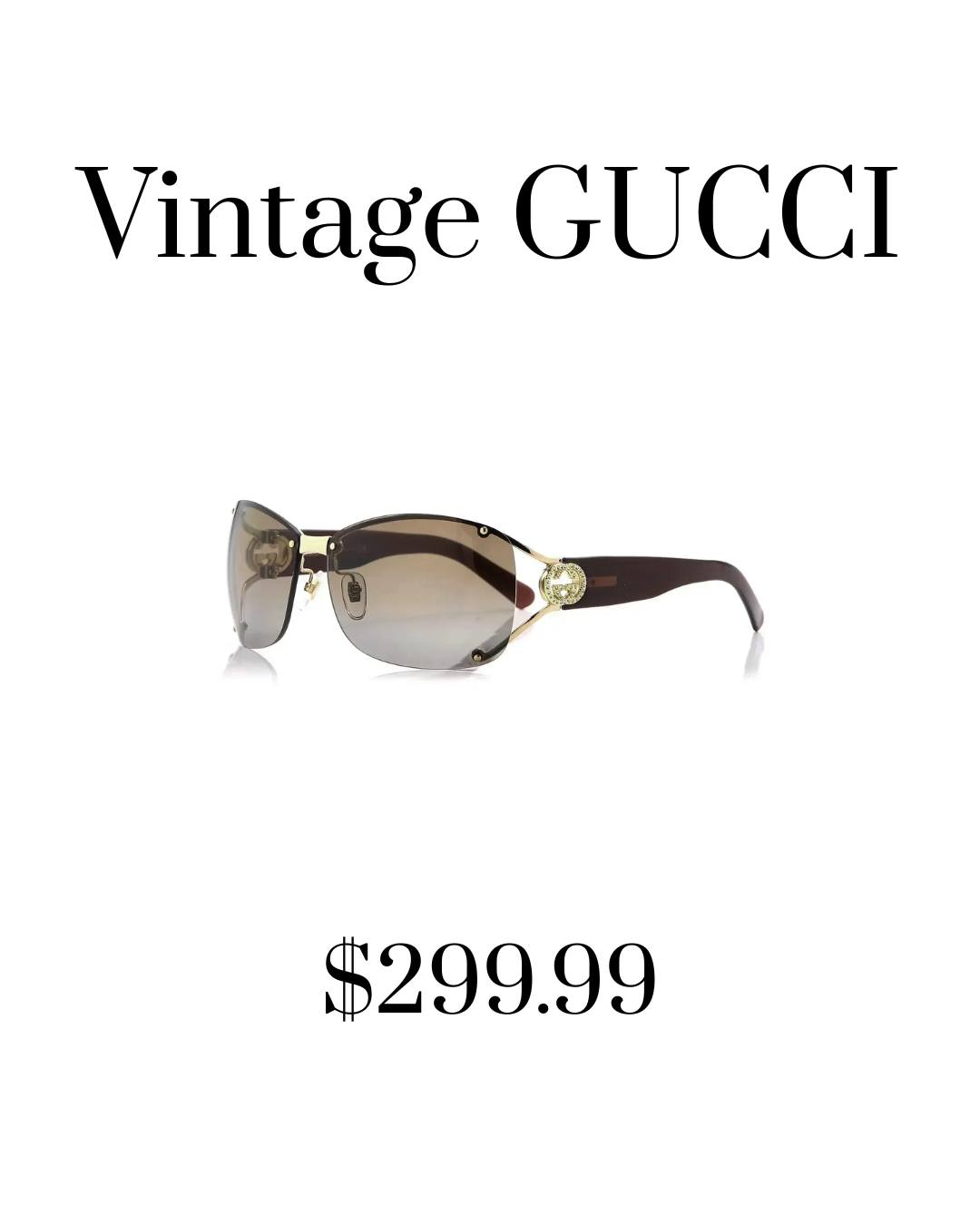 Spring glow… but make it vintage ✨🕶️
These vintage Gucci rectangle sunglasses feature warm brown lenses, a sleek frame, and gold crystal GG detailing for that subtle luxury shine. Timeless, chic, and effortlessly cool — the perfect finishing touch to your spring fits.
Main character energy, always. ☀️
Are you a rectangle frame girl? Comment YES if these are your vibe 👇
#SpringAccessories #VintageGucci #LuxuryFinds #SunglassSeason #TimelessStyle #StatementDetails