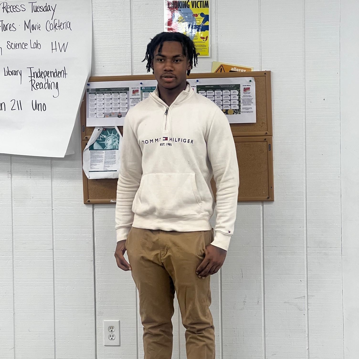 Happy Monday! As we return for another week of school this morning we were so happy to have Zion '22 come back through the doors and talk to our current scholars about his GJA experience and what he's gone on to do after. Zion will be going on to UAlbany to study Cyber Security later this fall.
#haveagjaday #financialaidforall #needblindadmission