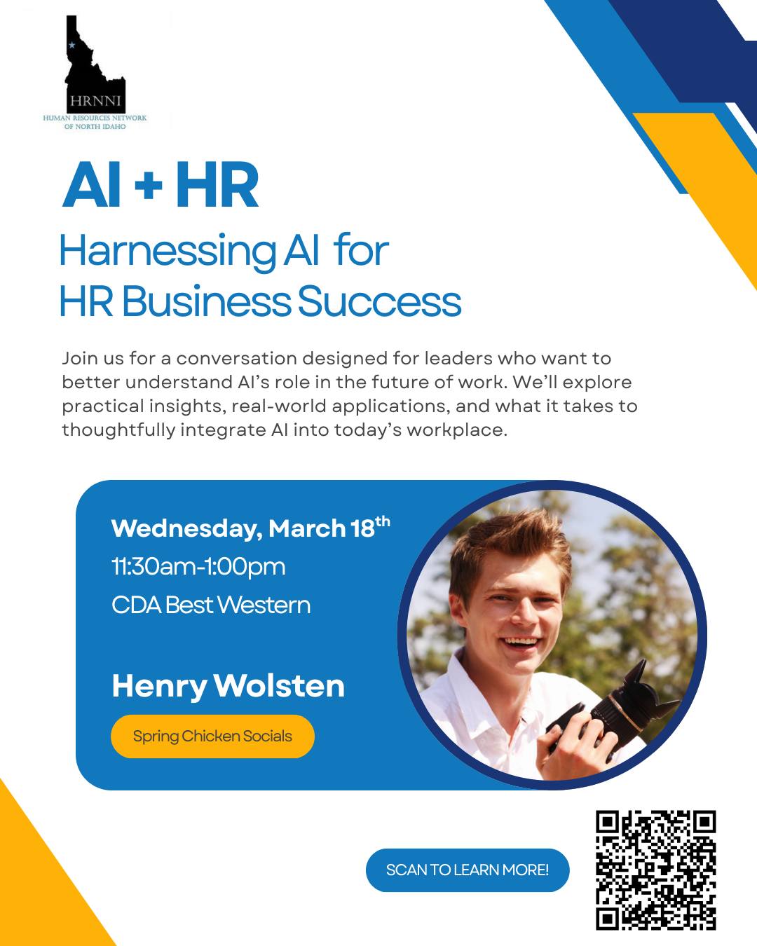 Everyone is talking about AI. But the real question is: how do we use it thoughtfully, responsibly, and in ways that actually improve our work?
In this session, we’ll explore:
• Which AI tools work best for research, writing, organization, and analysis
• How to structure simple prompts that produce high-quality results
• How to train AI to reflect your voice so outputs sound natural and professional
Whether you're cautious about AI or already experimenting with it, you’ll leave with practical insights and clear next steps for using AI thoughtfully in your work.
#hrnni #humanresource #leadership #aiforbusinesssuccess