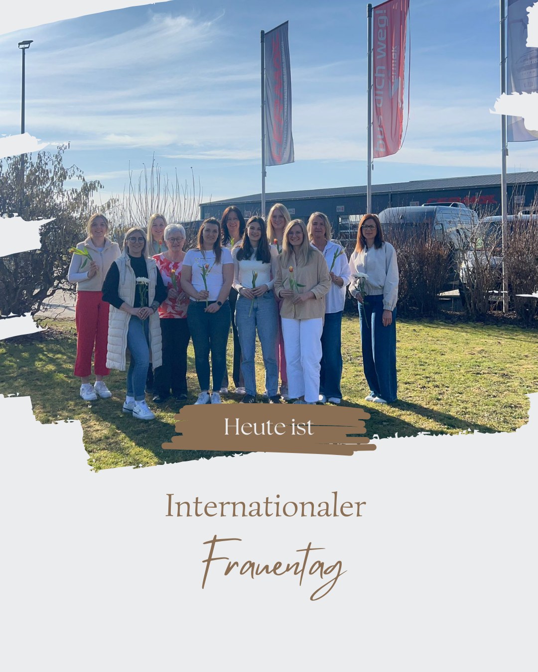 Heute ist Internationaler Frauentag 🌷
Ein großes Dankeschön an all unsere starken, engagierten und großartigen Frauen bei uns im Team! Ob im Büro, in der Organisation oder hinter dem Steuer unserer Busse – ihr sorgt jeden Tag mit viel Einsatz, Herz und Professionalität dafür, dass bei uns alles rund läuft.
Besonders stolz sind wir auch auf unsere Busfahrerinnen, die täglich sicher unsere Fahrgäste ans Ziel bringen und zeigen, dass auch im Busverkehr Frauenpower nicht mehr wegzudenken ist. 🚌
Als Busunternehmen aus Auerbach in der Oberpfalz sagen wir heute:
Danke für euren Einsatz, eure Energie und euren Teamgeist! 💐
#InternationalerFrauentag #Frauenpower #Busfahrerinnen #TeamCermak #AuerbachOberpfalz