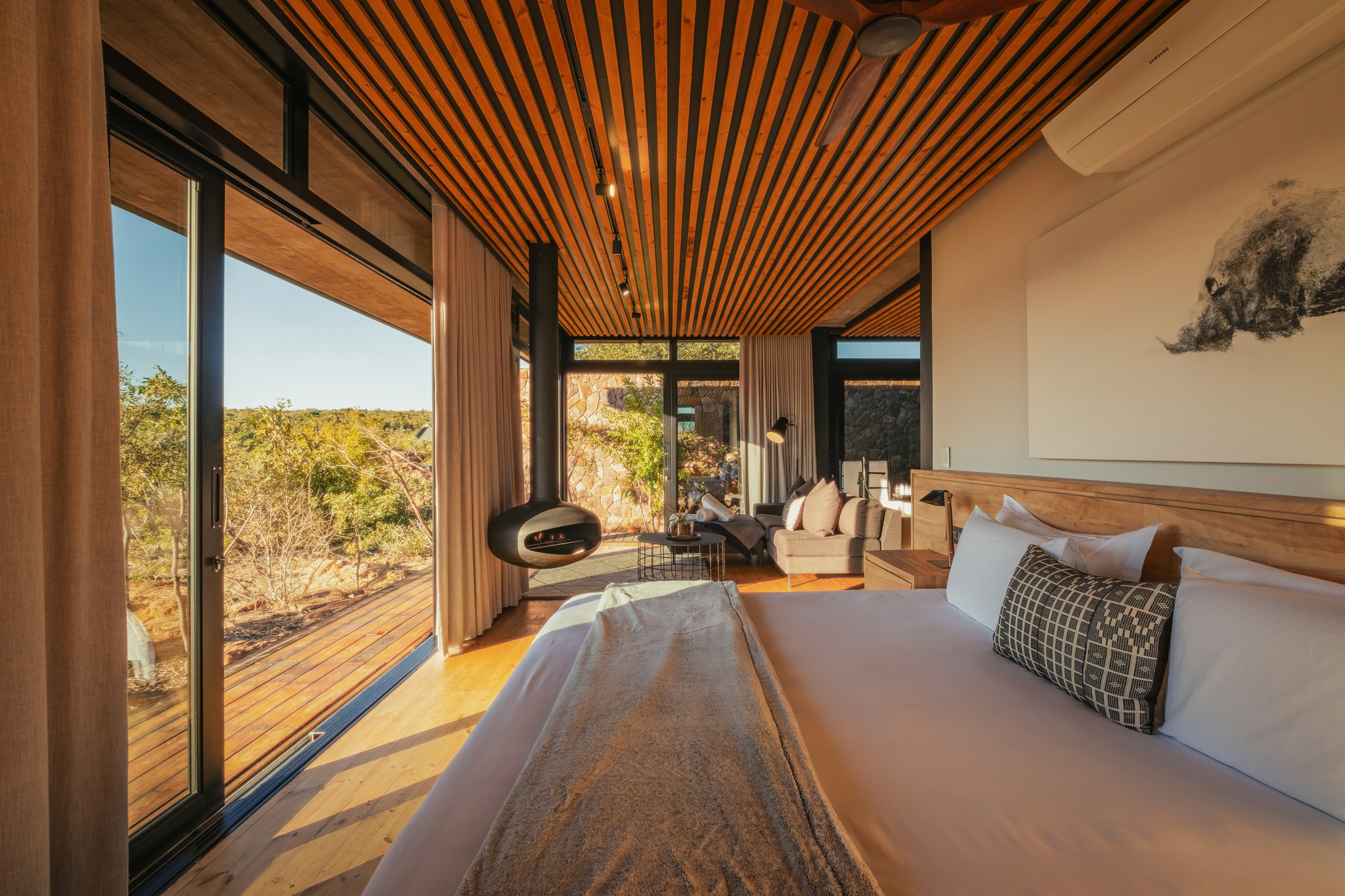 Floor-to-ceiling views, warm wood, and the bush unfolding just outside your door. This is a stay designed to slow everything down.
#57Waterberg #SafariMoments #LuxurySafariLodge #EscapeToTheBush