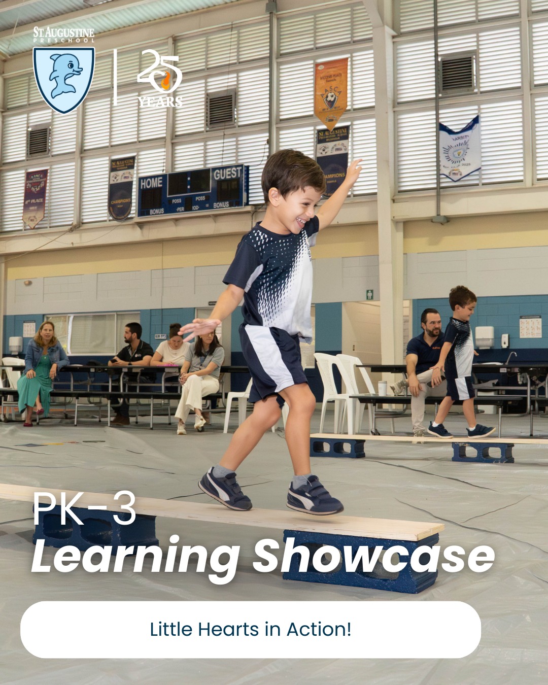 PK-3 parents enjoyed an interactive morning where our students demonstrated their knowledge and skills in Math, Art, Religion, and P.E! Thank you to the parents who shared this special time with us!
The Core Knowledge Preschool Curriculum offers a seamless preschool-to-kindergarten program that equips young learners with a complete toolkit for early literacy development ensuring Kindergarten success.
#GoDolphins #TopAcademicSchool #BuildingKnowledge