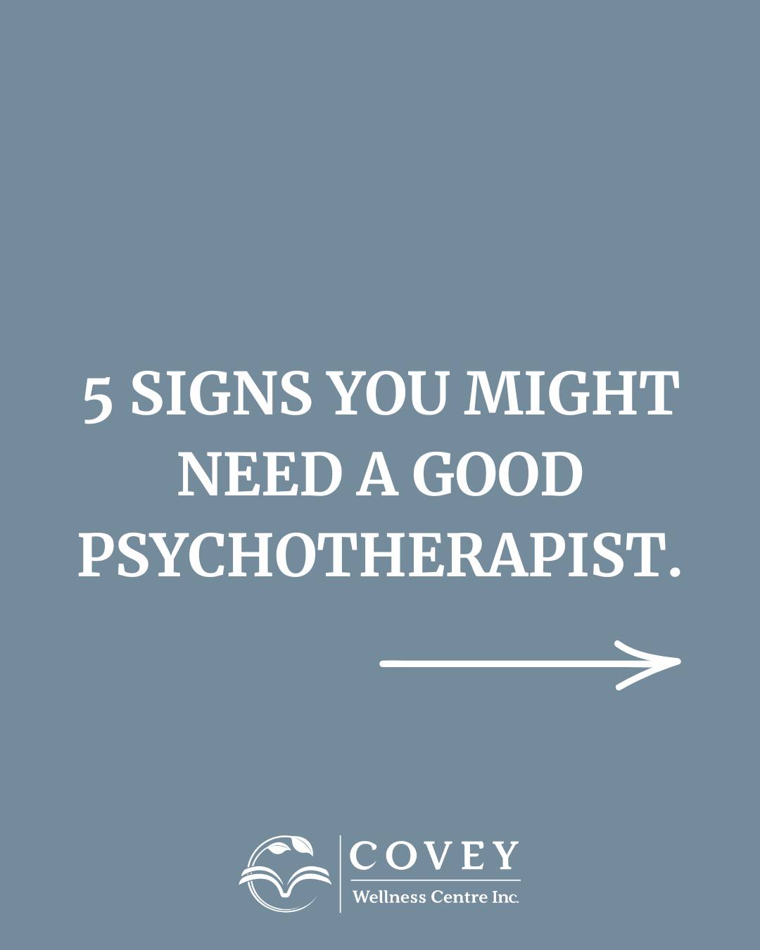 You don’t have to be falling apart to need support. Sometimes the signs are subtle — constant stress, short patience, racing thoughts, or feeling stuck in the same cycles.
However it shows up for you, it makes sense — modern life asks a lot of us. When these feelings begin to surface, that’s your cue to start tuning in and paying attention. That’s where the power is. Awareness is always the first step.
From there, the next step may be seeking the right support.
Here at Covey Wellness Centre, our team of trained professionals is here to meet you with empathy and compassion, and to help bring clarity to whatever you’re navigating in this season of your life.
If you would like to get connected, click the link in our bio.