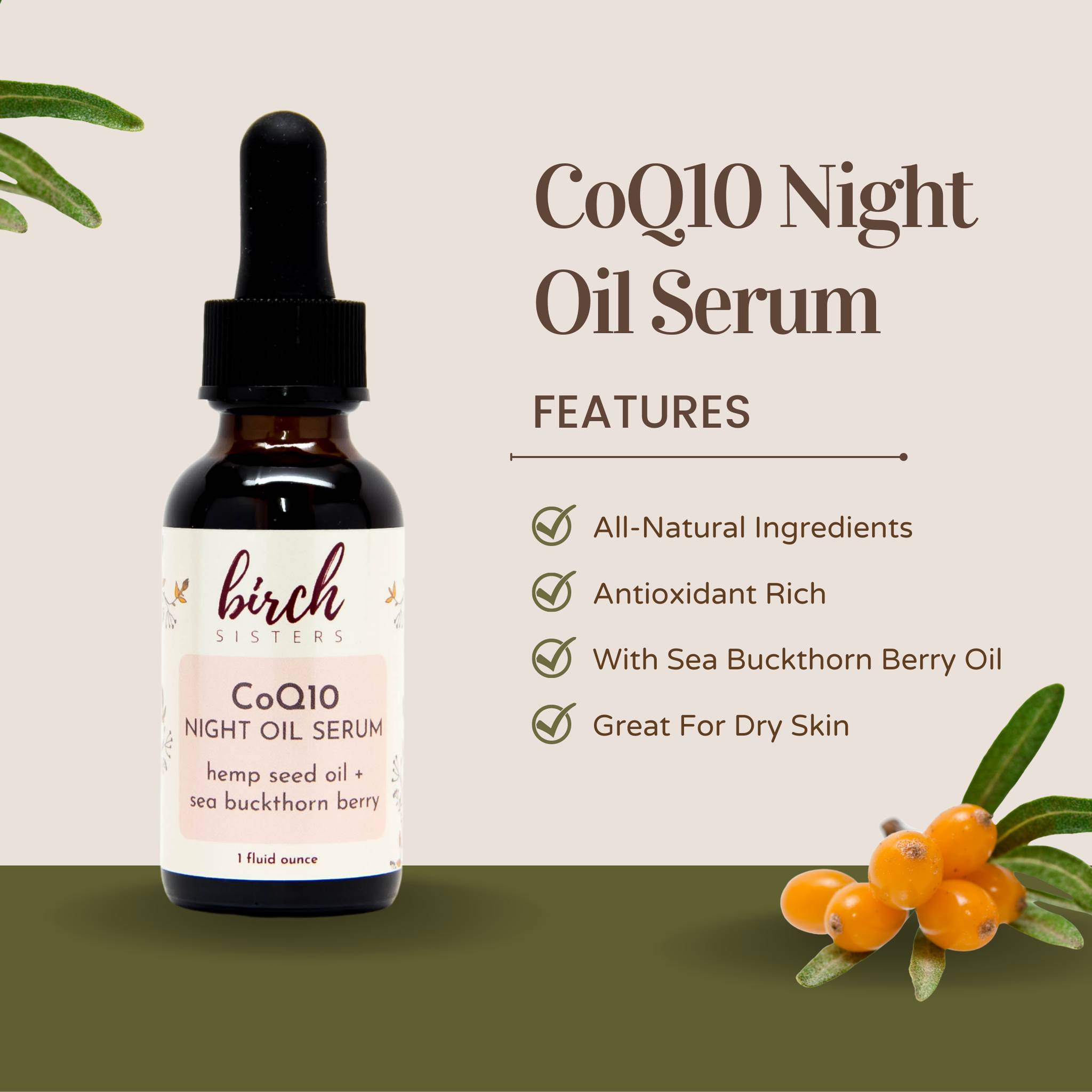 Say goodbye to winter skin and welcome a healthy spring glow with our CoQ10 Night Oil Serum. ✨
This powerhouse serum works overnight to deliver antioxidant protection while deeply nourishing dry, winter-worn skin.
Learn more here:
www.birchsisters.com/product-page/coq10-night-oil-serum
And don’t forget — enjoy 15% off this and all of our antioxidant favorites during our Spring Antioxidant Sale!
#goodbyewinterskin #goodbyewinter #antioxidantskincare #goodbyedryskin #hellospring #birchsisters