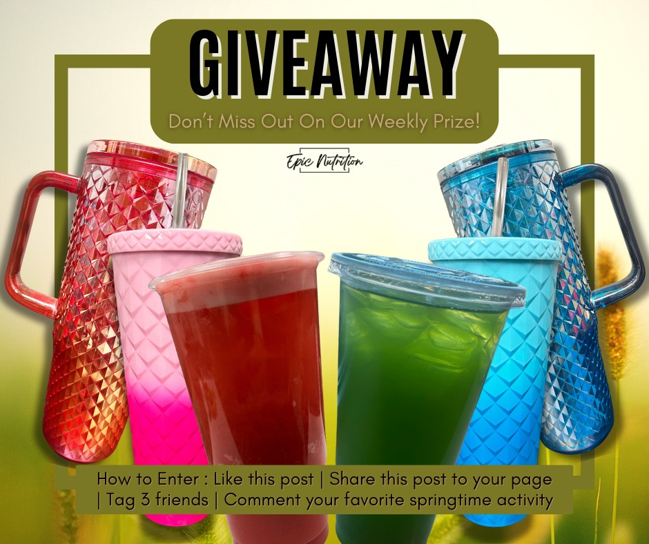🌷✨ MARCH INTO SOMETHING EPIC ✨🌷
Helloooo March! ☘️💚
Longer days, fresh starts, and a brand NEW giveaway to kick off the month the right way 🙌
We’re celebrating the start of spring (even if Minnesota hasn’t totally agreed yet 😜❄️) with a little EPIC treat for one lucky winner!
🎁 ONE winner will receive:
👉 A FREE Tea of your choice served to you in a brand new tumbler of your choosing 👀✨
🌟 HOW TO ENTER:
✔️ Like this post
✔️ Make sure you’re following our page
✔️ Tag 3 of your go-to tea besties
✔️ Comment your FAVORITE Springtime activity so we can think Spring thoughts as we watch the snow melt.
📅 Winner will be drawn on March 6th!
Let’s start this month energized, focused, and feeling GOOD 💚🥤
Who’s ready for a little March magic?! ✨
#ShamrockShake #EpicEnergy #SpringSips #NewMonthNewSpecials #SaltRoomSeason #EpicReset #ByeWinterBlues #EpicGiveaway #mn #acai #AcaiBowlLove #EpicFam #northland #acaibowl #tea #protein #esko #EpicNutrition #cloquet #shake #hermantown #epicnutritioncloquet #lotus #cleanenergy #duluth #epicnutition