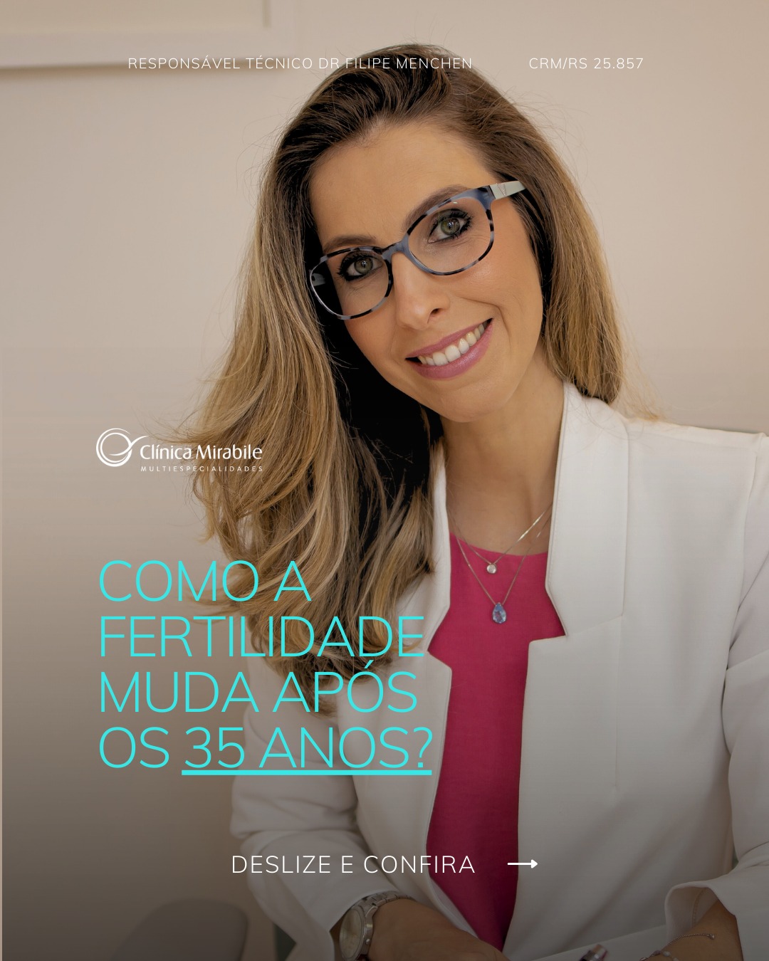 A fertilidade feminina não desaparece de forma abrupta, mas sofre uma redução progressiva com o passar dos anos. 🤰
Com acompanhamento médico é possível avaliar reservas ovarianas, ciclos hormonais e orientar o melhor caminho conforme o momento de vida e os objetivos reprodutivos de cada mulher.
Se você tem 35 ou mais e quer engravidar, conte com os profissionais da clínica Mirabile. 🩺
-
#clinicamirabile #clinicamultidisciplinar #portoalegre