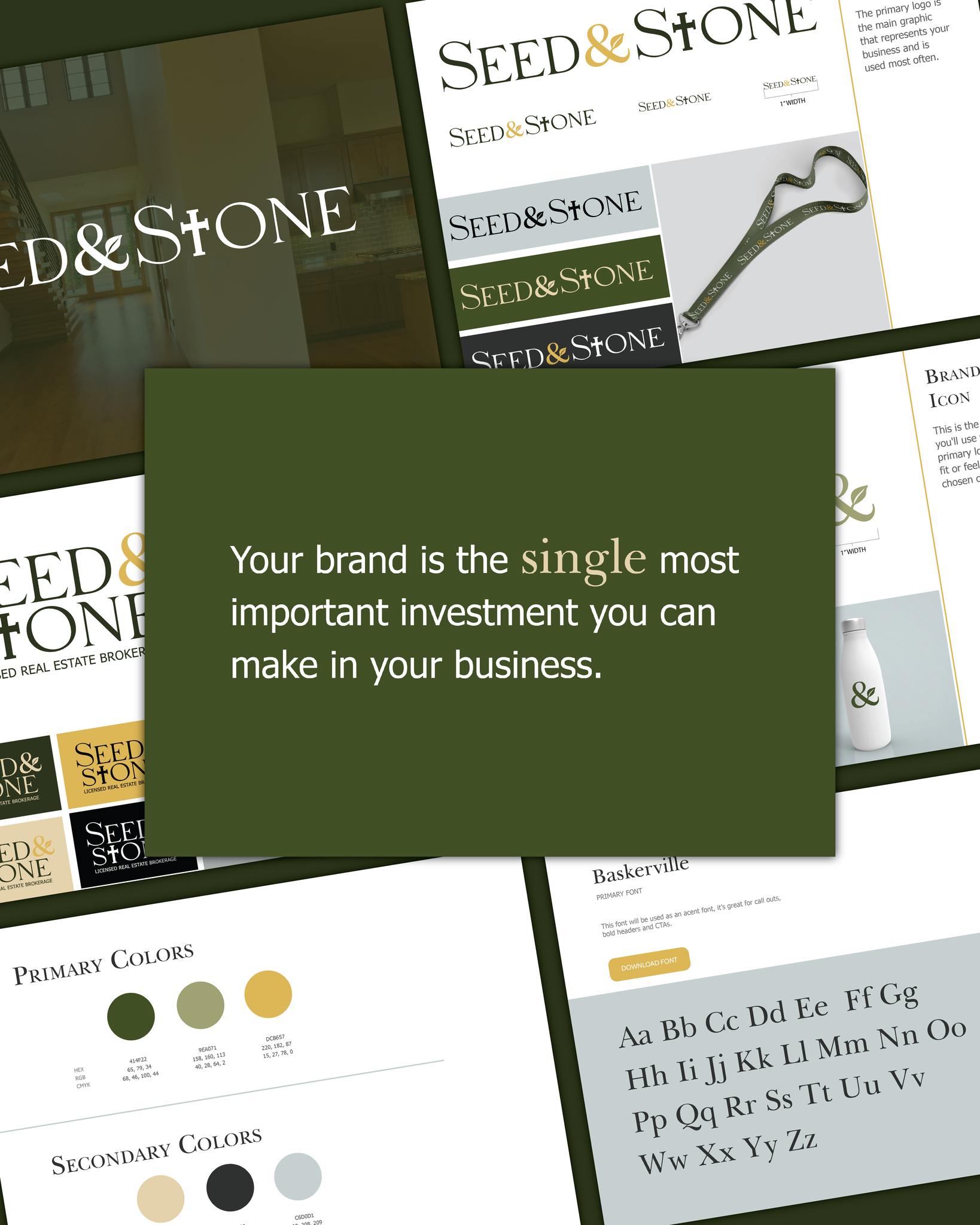 The best brands aren’t just beautiful, they’re aligned.
Working with Seed & Stone was such a meaningful experience because this wasn’t just about real estate. It was about building a brand that speaks to the people they are called to serve.
As a husband-and-wife brokerage team, they care deeply about helping families find not just a house, but a home. Integrity isn’t just a word for them, it’s how they do business.
So we created a brand that feels:
Rooted.
Grounded.
Refined.
Trustworthy.
The rich green tones represent growth and stability. The gold adds warmth and value. The structured typography communicates professionalism, while the leaf detail brings in their heart and faith.
When your brand truly reflects your values, it attracts the right clients, the ones who align with your mission.
And that’s exactly what we built here.
#CalleCreative #StrategicBranding #BrandAlignment #RealEstateBrokerage #RealtorLife #BrandDesigner #VisualIdentity #BrandStory #SmallBusinessOwner #FaithCenteredBusiness #LuxuryRealEstateBrand #RootedAndGrounded #DesignStrategy #EntrepreneurSupport #WomenWhoLead #FloridaCreative #BrandDevelopment #CustomDesign #ProfessionalBranding #BuildYourBrand