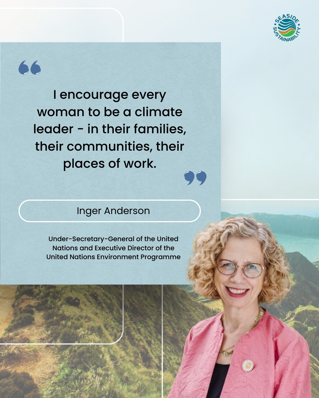 Today we celebrate International Women’s Day, a reminder of the powerful role women play in shaping our world, our communities, and our future. 🌍
“I encourage every woman to be a climate leader - in their families, their communities, their places of work.”
This inspiring quote comes from Inger Andersen, Under-Secretary-General of the United Nations and Executive Director of the United Nations Environment Programme.
Women everywhere are driving change, from protecting our planet to leading in science, business, policy, and their own communities. Today is a day to recognize their impact and continue supporting the next generation of women leaders.
#InternationalWomensDay #WomenInLeadership #ClimateLeadership