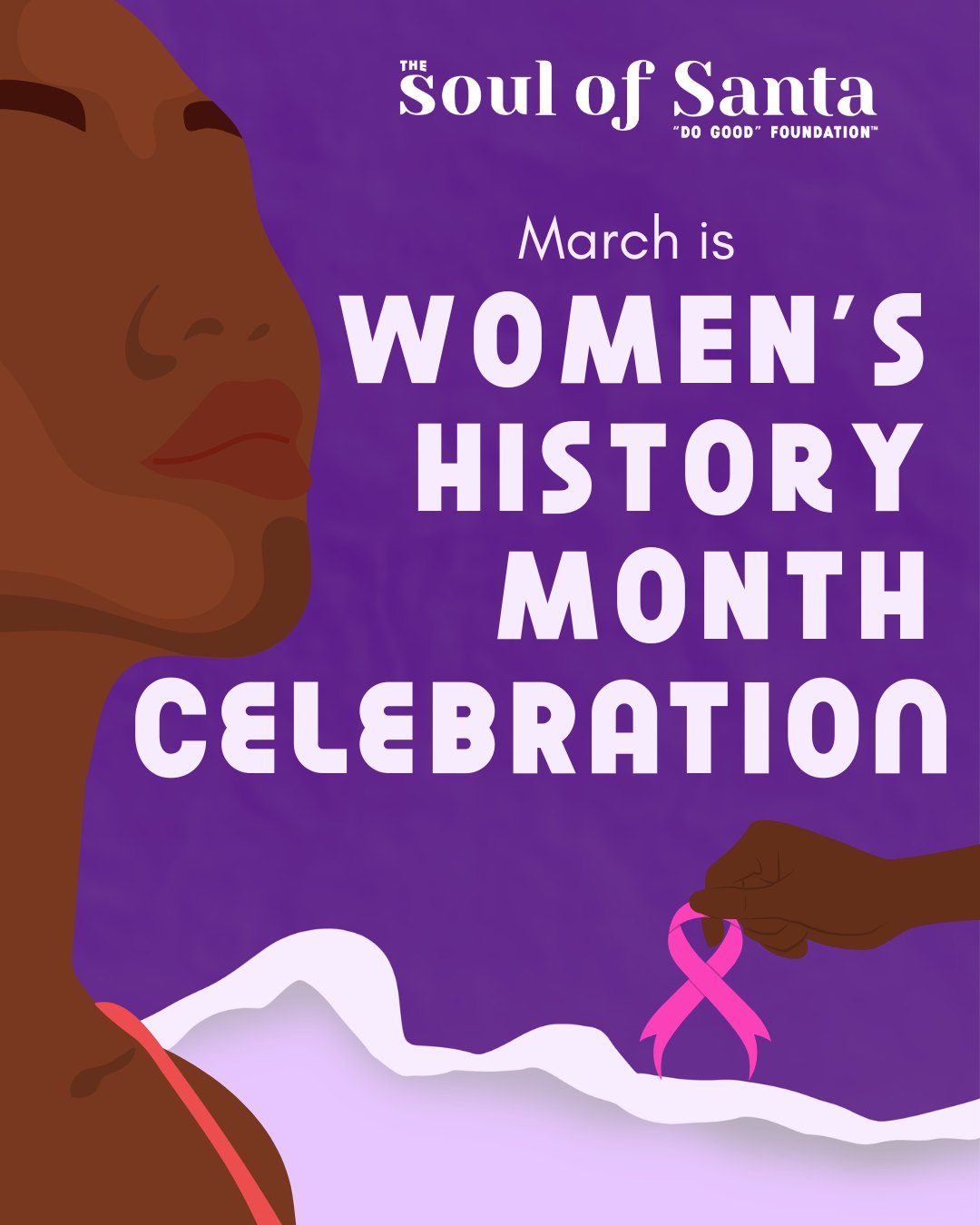 March is National Women’s History Month. Celebrate the achievements, courage, and contributions of women everywhere.
#TheSoulOfSanta #WomensHistoryMonth #CommunityInspiration #Awareness