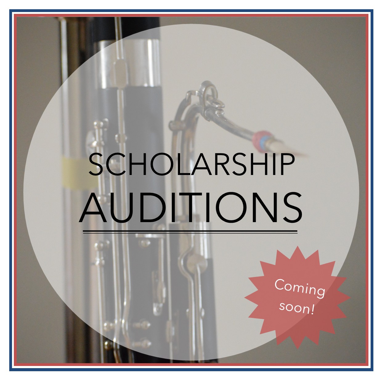 Scholarship auditions open one week today! Keep an eye on our website and social media pages for the application form if you're interested in applying. For further information, or if you have any questions about if you're right for one of our scholarships, contact the NESMS office.