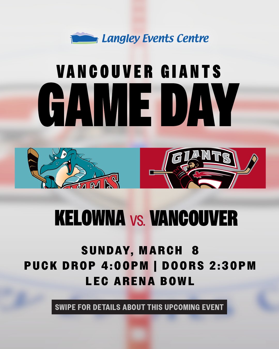 The @whlgiants are back on home ice as they host the Kelowna Rockets in afternoon action