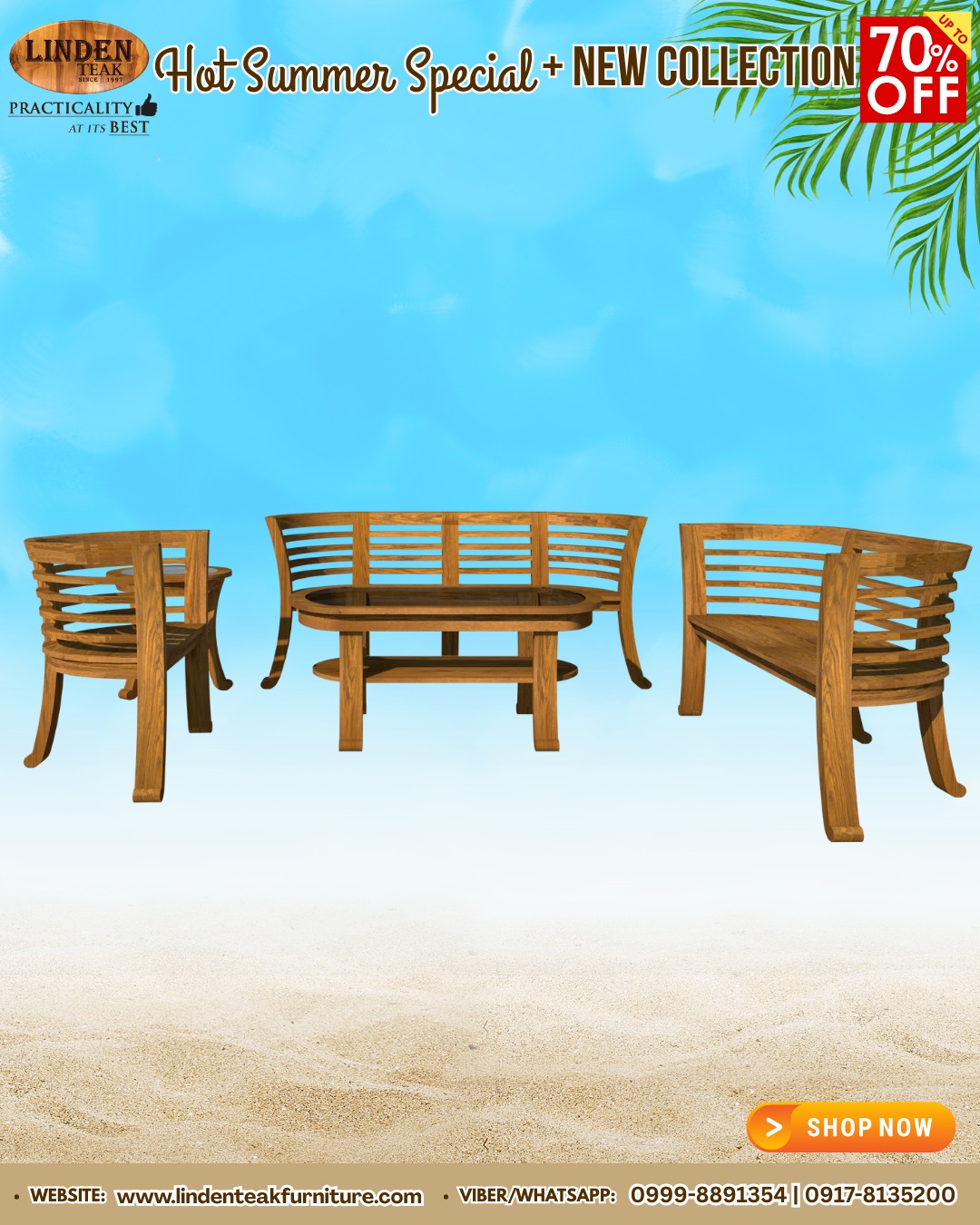 🔥 Hot Summer Special + New Arrival 🔥 Up to 70% OFF on Selected Items!
☀️ The heat is on and so are the savings! 🌴 Discover our hottest summer deals plus exciting new arrivals you’ll absolutely love! From must-have pieces to fresh new finds, this is your perfect time to shop and save BIG! 💛
Don’t miss out — these deals are too hot to handle and won’t last long! 🔥
Ask now! Here are the details:
SHOWROOMS:
☀️ Pitimini, Quezon City (Main Office)
Landline: 8372-2892
Mobile: 0999-889-1354 | 0999-889-1407
☀️ CW Home Depot Commonwealth,
2nd Floor, Quezon City
Mobile: 0999-889-1403
🌞🏖️ For more information or assistance, please contact our friendly customer support team at 0999-889-1354 and look for Irish, Angie, or Tine.
🌊 Not valid with other promos or discounts.
🌊 Promo runs until May 2026 or while allocated stocks last.
🌊 Items are subject to availability (limited stocks only).
🌊 Payment via cash, check, bank transfer, OTC, or GCASH only.
🌊 Delivery charges may apply.
Shop now and make this summer unforgettable! 🌞✨
#SummerSale #HotDealsPH #FurniturePH #HomeEssentials #SulitDeals #UpTo70Off #ShopNowPH #ViralFinds