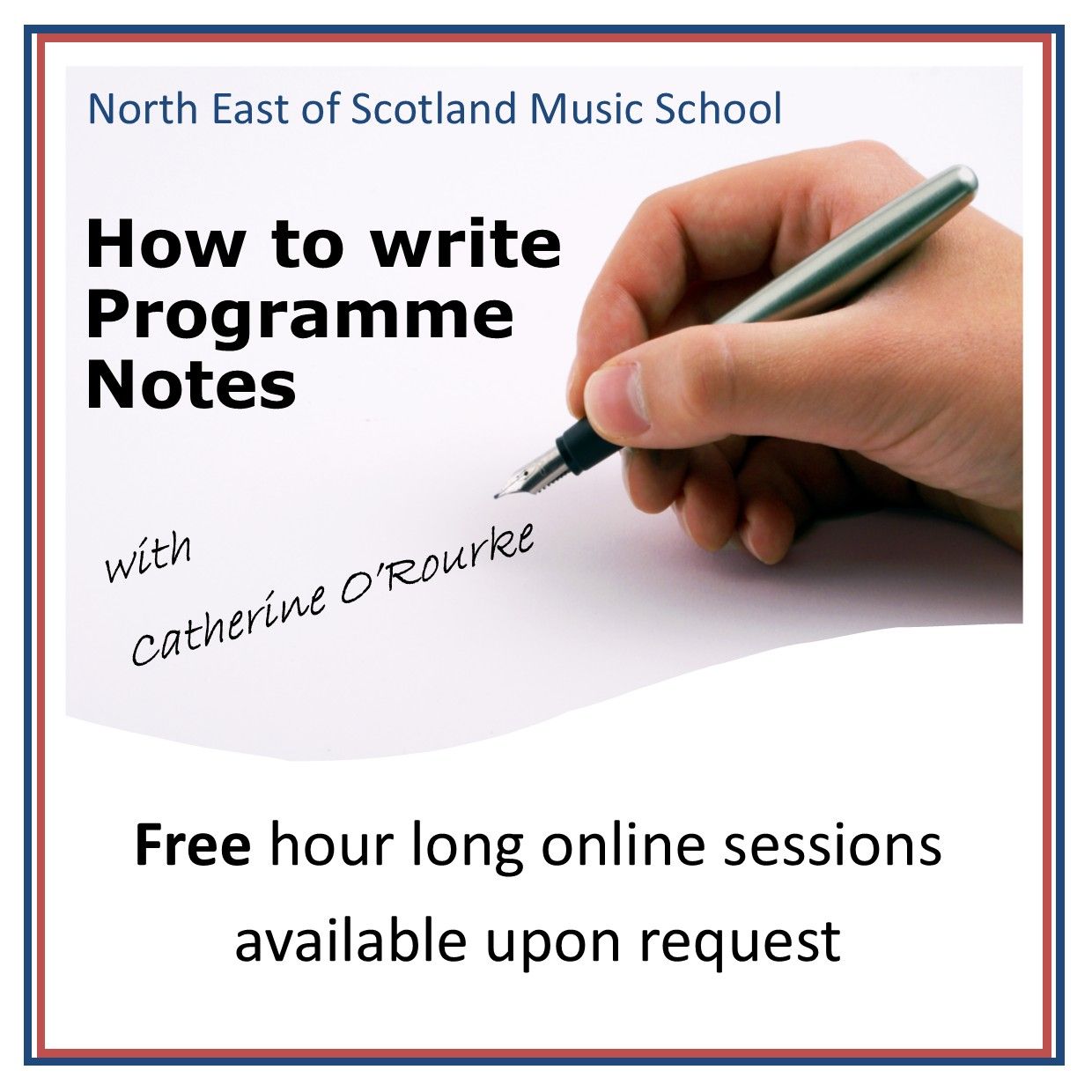 How to write programme notes with Catherine O'Rourke is back!
Catherine is offering guidance on researching, selecting material for, and proofreading your programme notes. Sessions are available on request - for more information or to book, contact Catherine directly at flauto@mail.com
