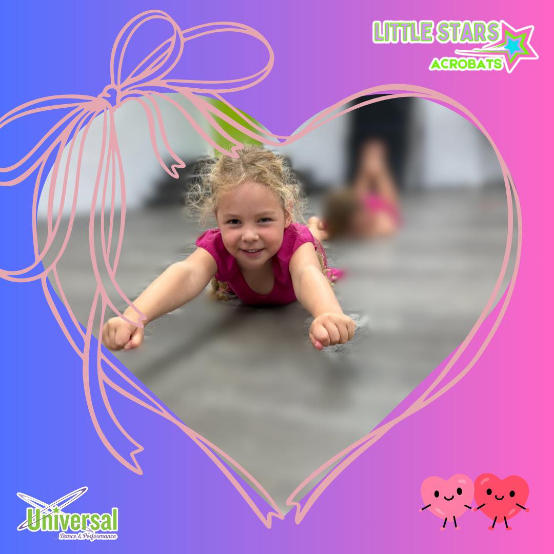 Superpowers activated! 🦸♂️🦸♀️
Our Little Stars Acrobats are building strong bodies and brave hearts every class 💪💘
#littlestars #littlestarsacro #littlestarsbigmoves #universaldanceandperformance #udp #kidsdanceclasses #acrobatics #buildingstrength