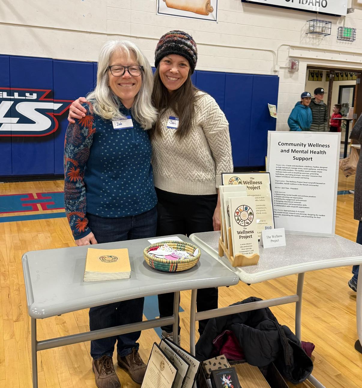 Deb Rio and I had a wonderful time tonight presenting ideas for The Wellness Project and connecting with our amazing community. What an incredible event and such a great turnout! It was inspiring to see so much support for our high school students and their senior projects.Huge pats on the back to the organizers!!!