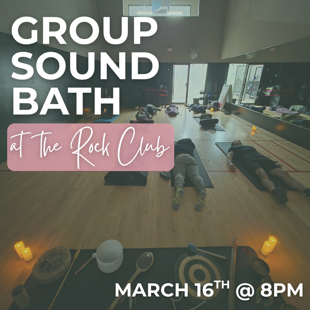 Sometimes the most healing thing we can do is simply slow down and receive. ✨
Sound healing uses vibration and frequency to help the body soften, the nervous system settle, and the mind become still. It’s a beautiful way to reconnect with yourself and create space for deep rest.
I’d love for you to join me for a Group Sound Healing Session @therockclub on March 16th at 8pm. Come as you are and allow yourself to be held in the experience. 🎶
#SoundHealing #SoundBath #HealingThroughSound #EnergyHealing #HolisticWellness #MindBodySoul #SelfCareRitual #WellnessCommunity #HealingSpace