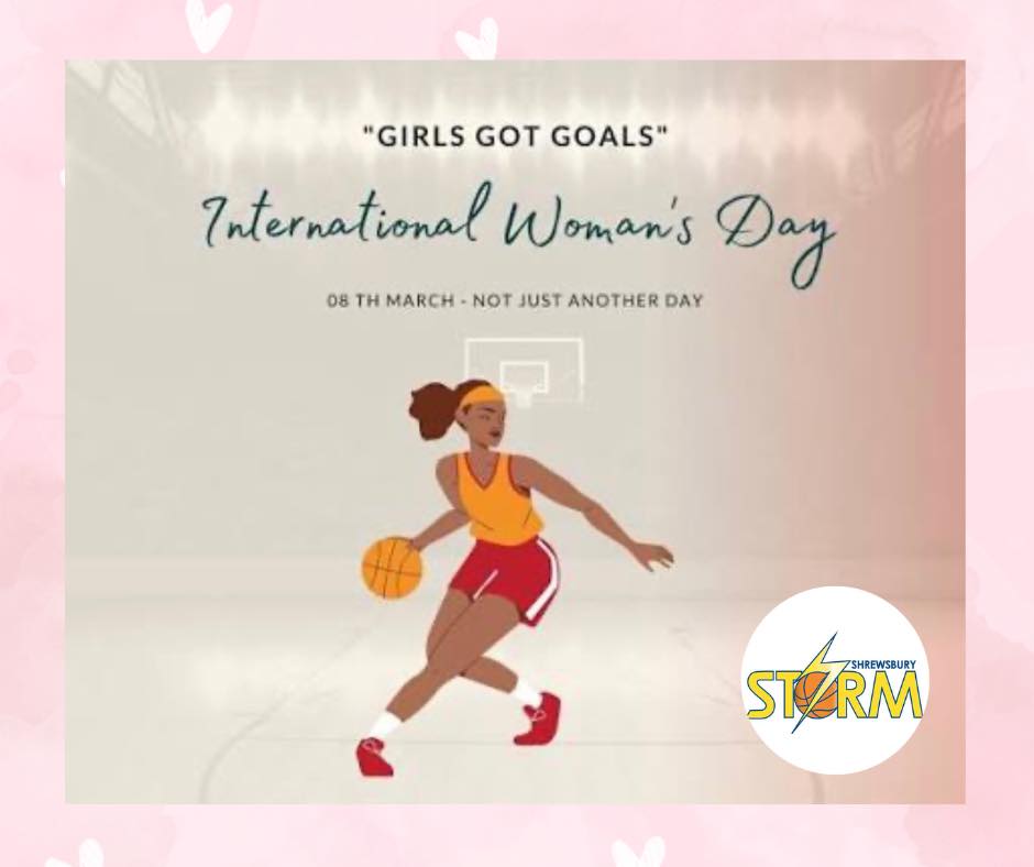 Happy International Women’s day to all the women and girls that play at the club, also all the mums that support and drive kids to games.
🏀
#basketballfamily🏀❤️ #femaleballers #shrewsburystorm #comunity #shrewsburystormladies #womensbasketball #girlswhoball