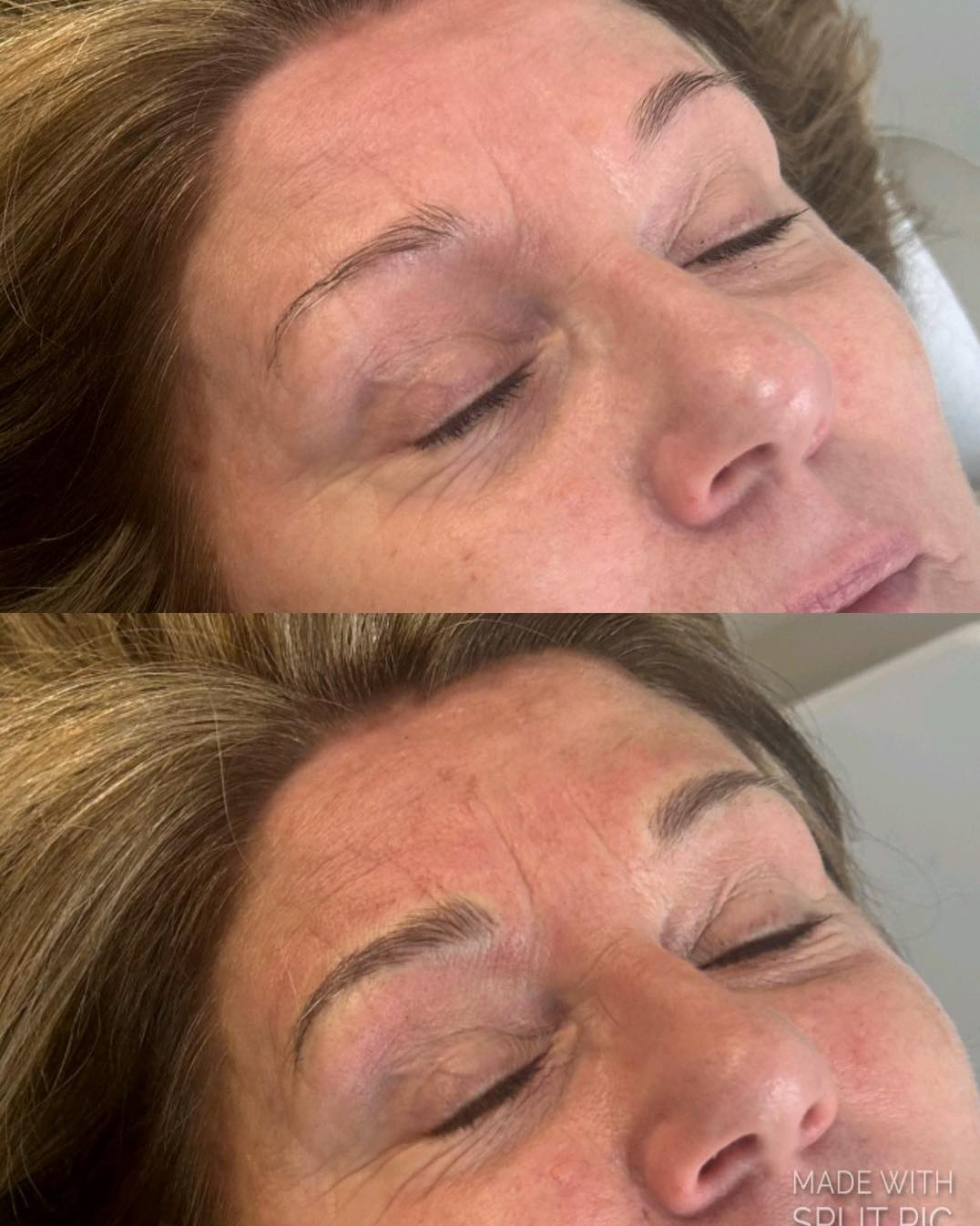 Natural, defined and stunning 🤩 we used microbladed hairstrokes to fix asymmetry and add some shape to the brows.