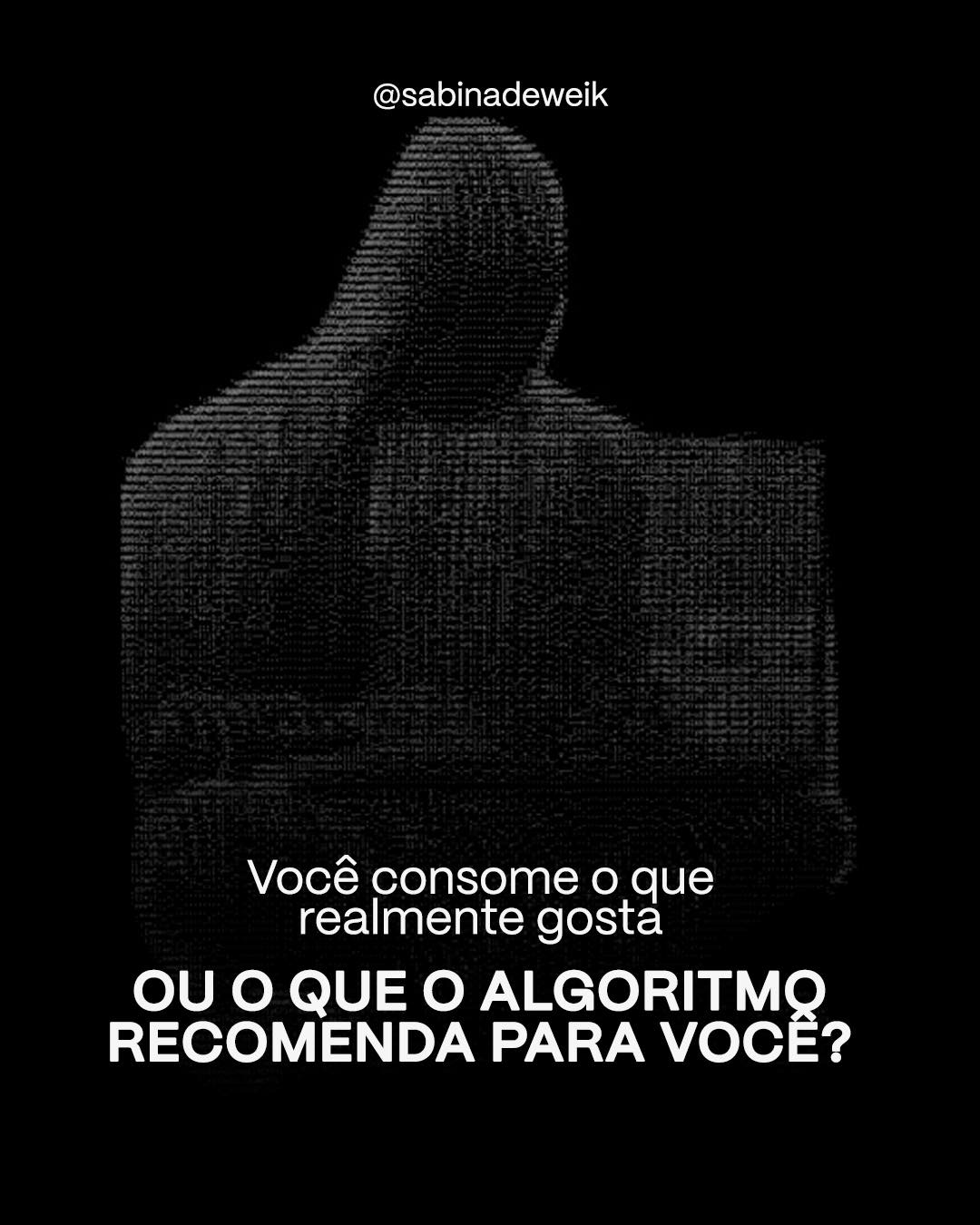 Se a promessa dos algoritmos era entregar um conteúdo cada vez mais curado e personalizado para os nossos gostos, por que é que parece que estamos todos consumindo as mesmas coisas?
Em um momento em que refinar as skills que por excelência nos fazem humanos, sair das recomendações automáticas e ressuscitar aquela busca curiosa (quase infantil) parece ser uma forma de liberdade.
Você também já cansou de receber as mesmas recomendações, os mesmos anúncios e posts de contas que nunca decidiu seguir? Vamos conversar aqui nos comentários e aproveitar para trocar algumas dicas! 😉
#SabinaDeweik #algoritmo #consumo