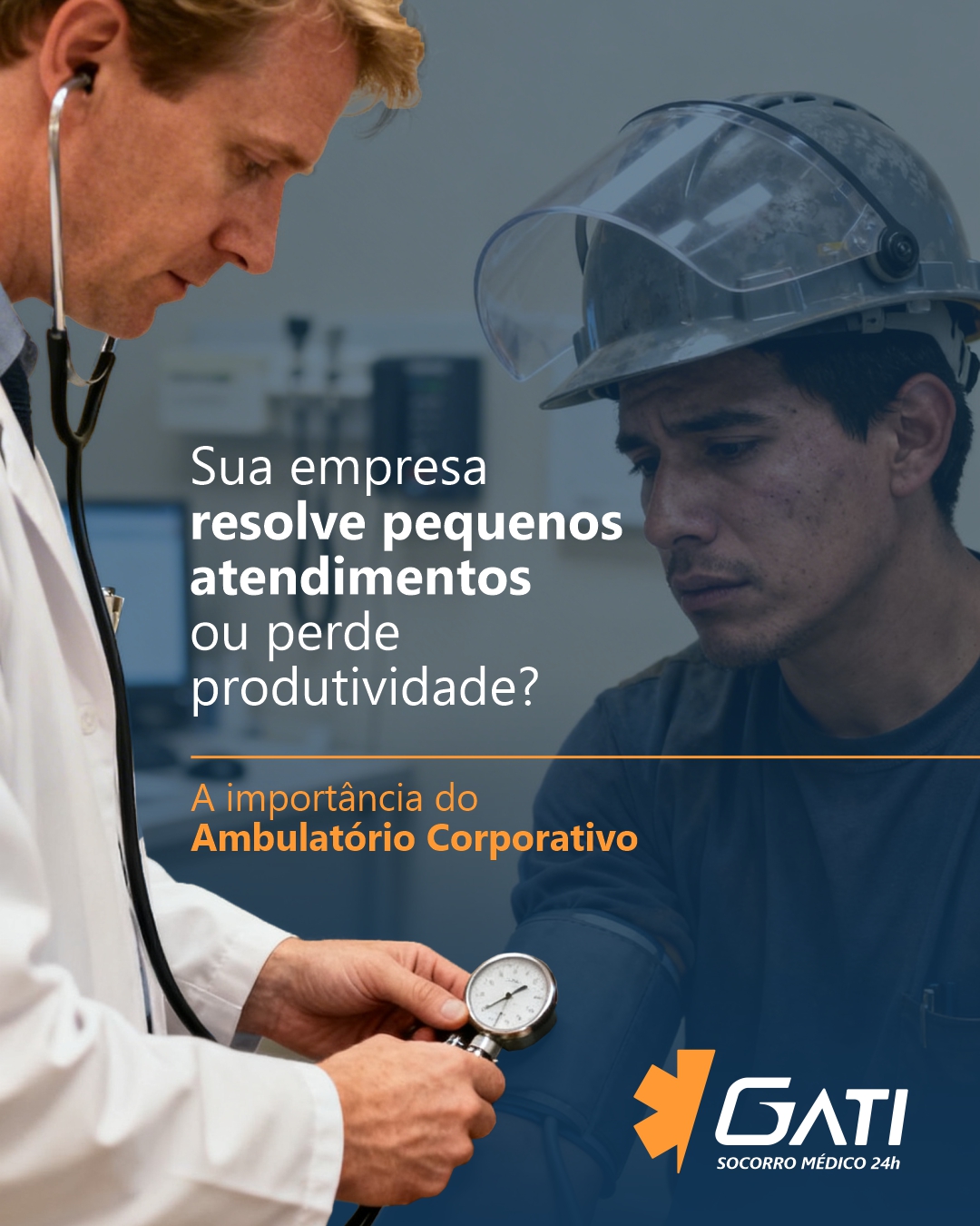 O ambulatório corporativo reduz deslocamentos, agiliza atendimentos e melhora a experiência do colaborador.
O Gati atua com estrutura adequada para empresas que querem mais eficiência e cuidado.
Saiba mais - ligue (19) 3554-2770
Emergências 0800 770 0930
www.gatiemergencia.com.br