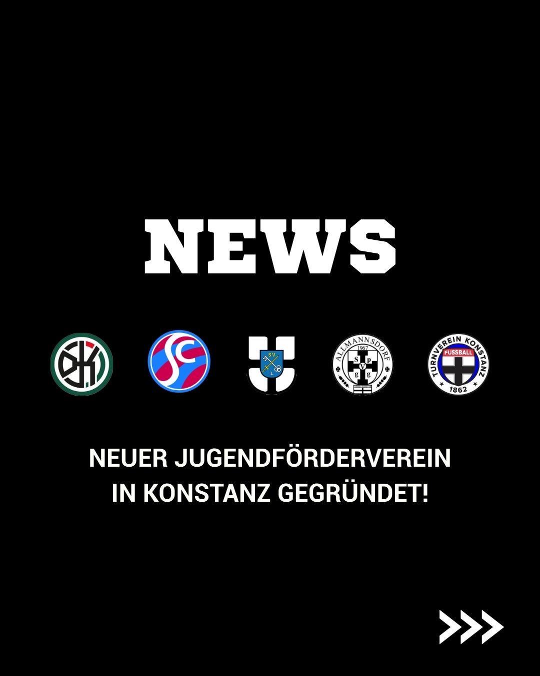 Neuer Jugendförderverein in Konstanz gegründet ⚽
Am 4. März 2026 wurde der Jugendförderverein Konstanz (JFV) gegründet. Mehrere Konstanzer Vereine bündeln künftig ihre Kräfte, um die Nachwuchsförderung in den Altersklassen C- bis A-Jugend auf ein neues Niveau zu heben.
Die sportliche Leitung übernehmen Adam Fall und Oliver Hennemann. Weitere Informationen zum JFV folgen in Kürze.
Mit Unterstützung der Stadt Konstanz und der Crescere-Stiftung startet der JFV zur Saison 2026/2027 offiziell in den Spielbetrieb.
#Konstanz #Jugendförderung #JFV #Nachwuchsfussball #FussballKonstanz