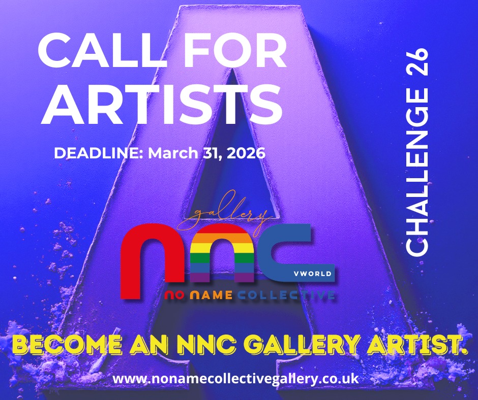 Artists, this is not a visibility contest.
The NNC Gallery Challenge 2026 | March Edition
This independent curatorial project has been developed over the years to support real artistic growth, not algorithmic visibility.
We are not looking for social-friendly images.
We are looking for artistic paths.
The Challenge is open to artists working with
photography, visual arts, hybrid practices, experimentation and personal research.
We are currently seeking artists with 1 to 5 years of active artistic practice.
This call is designed for artists who are developing their language and building a body of work.
Artists with less than one year of practice are not eligible for this selection.
Selected artists may be:
• published in our international magazines
• featured across our digital exhibitions and platforms
• considered for our curated artist program
• shared across our network of curators, collectors, and art critics.
Deadline: March 31, 2026
Application link:
https://www.nonamecollectivegallery.co.uk/form-awards-contest-c4
Link in Bio: CHALLENGE
We build paths, not numbers.
#ArtCall2026
#OpenCallArtists
#ContemporaryPhotography
#VisualArtists
#EmergingArtists