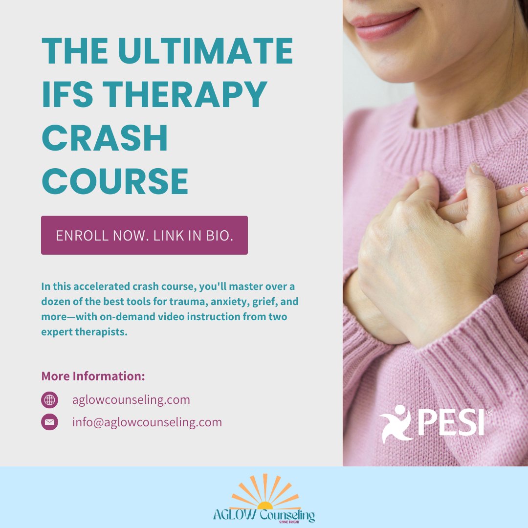 The lens of the Internal Family Systems (IFS) model goes beyond surface-level fixes—it transforms inner conflict into inner harmony.
In this accelerated crash course, you'll master over a dozen of the best tools for trauma, anxiety, grief, and more—with on-demand video instruction from two expert therapists.
You'll learn to foster collaborative sessions, work skillfully with anxious parts, support clients through grief, and release them from trauma and self-loathing. Link in bio!
#TraumaHealing #AnxietyTreatment #GriefSupport #TherapistTraining