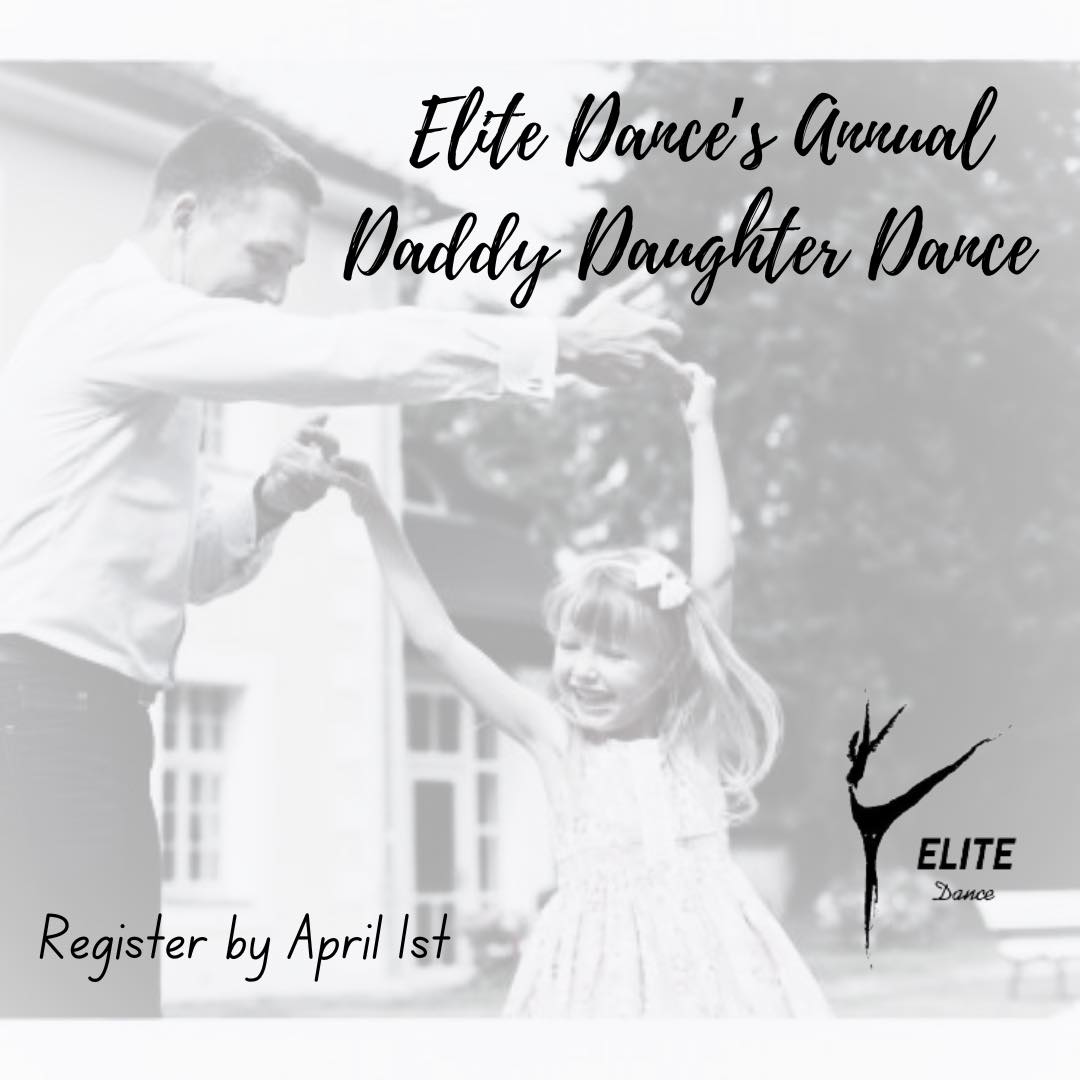 A recital moment you’ll never forget 💙
Register now for our Daddy–Daughter Dance!
📅 Deadline: April 1
⚡ Limited space available
#EliteDance
#DaddyDaughterDance #RecitalMemories #WeAreElite #DanceFamily