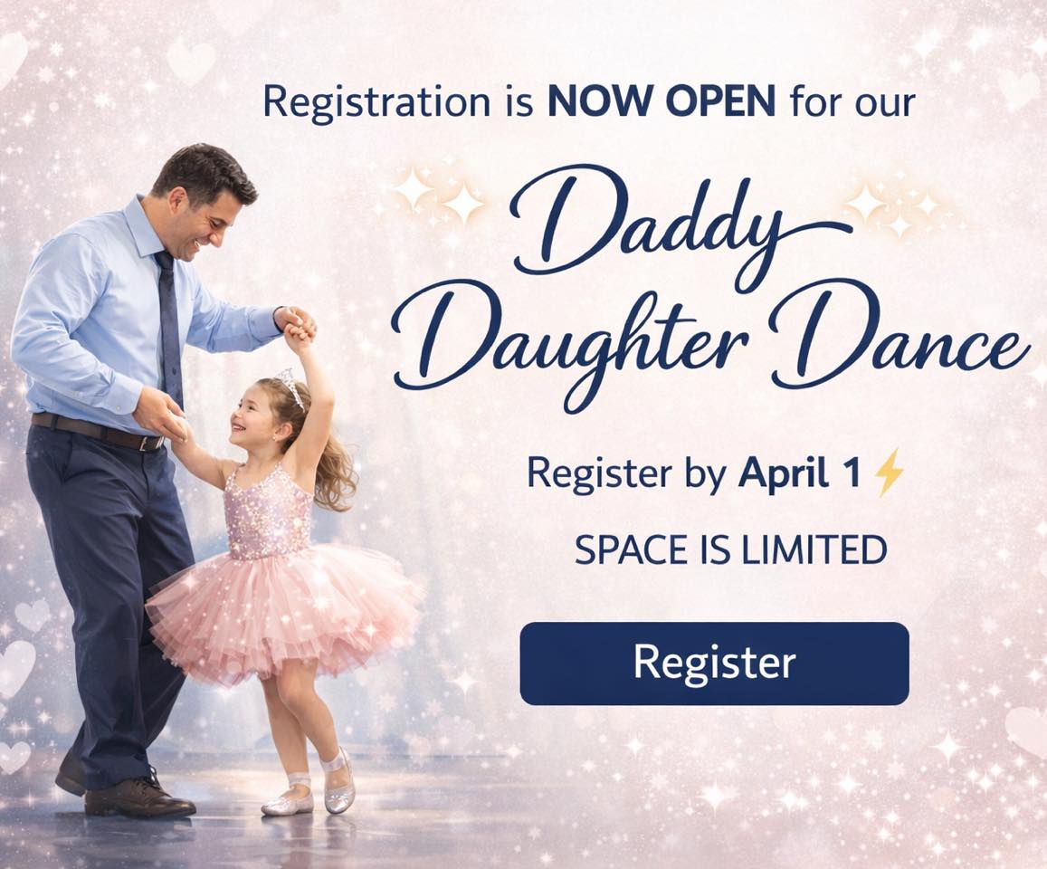 Dads, it’s your time to shine! 💙
Our Annual Daddy–Daughter Dance is now open for registration. Create a special memory together on stage at recital!
⚡ Space is limited
📅 Register by April 1
#EliteDance #DaddyDaughterDance #EliteDanceFamily