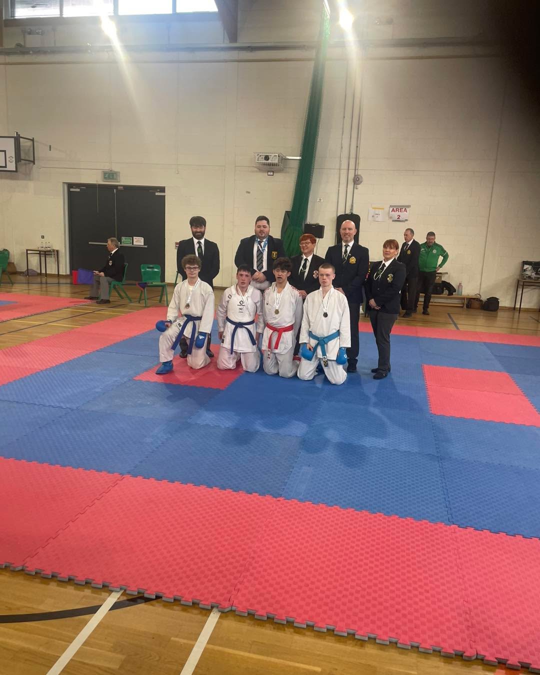 A hard fought silver for Ryan from Meath Martial Arts at the IWKA League in Ashbourne. Well done.