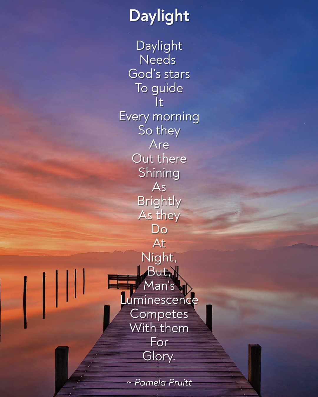 Today's Lenten Meditation : DAYLIGHT
Courtesy of Christ Church's resident poet, Pamela Pruitt. Thank you, Pam!