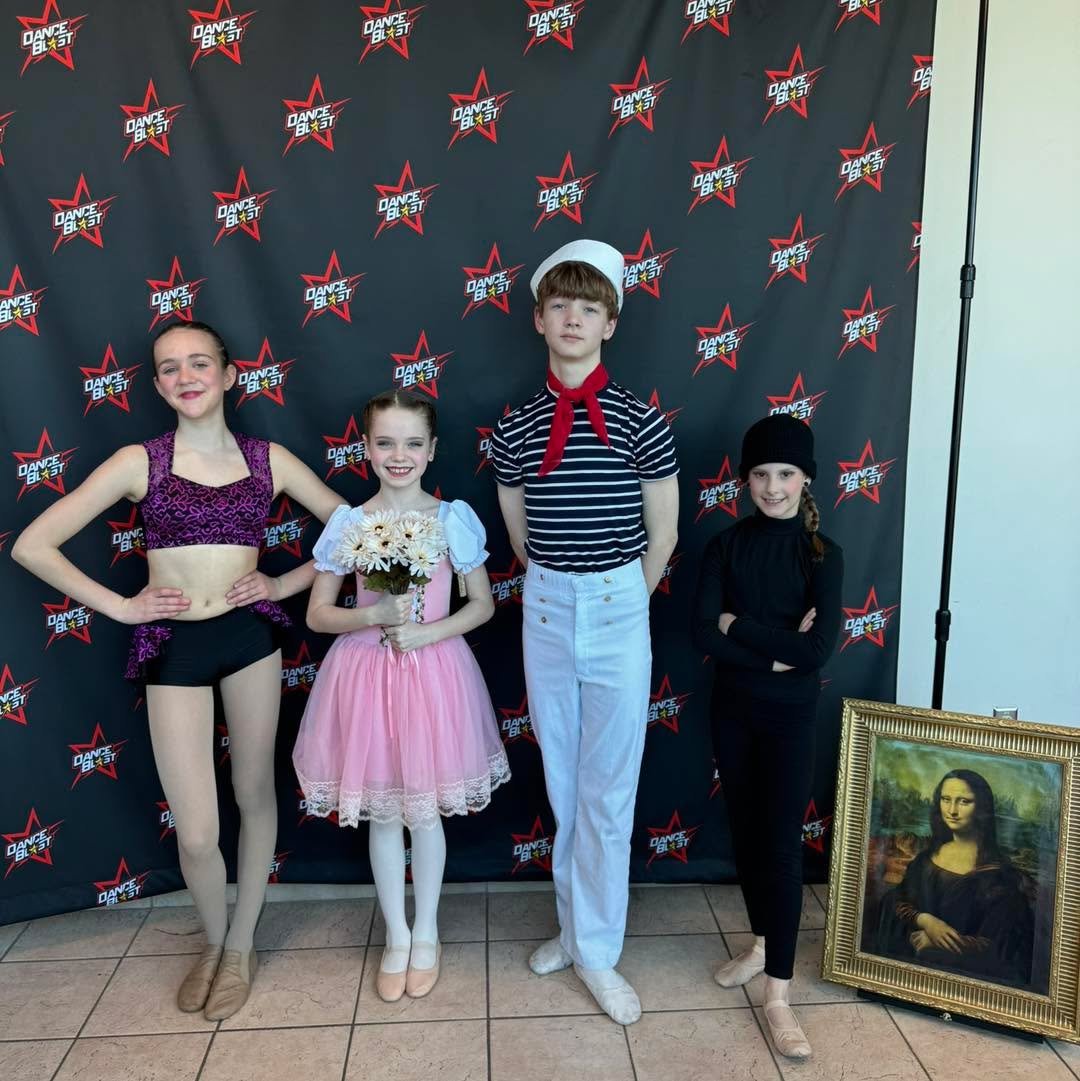 What a great ballet solo session! All three received awards! 🤩 Reinard won Most Outstanding Demi-Character solo 13 & over with a Gold, Brooklyn won Adjudicator’s Choice with a Gold Distinction, and London won “Sugar Blast” award and also received Gold Distinction! 🏆 Bravo!! #balletnallthatjazz