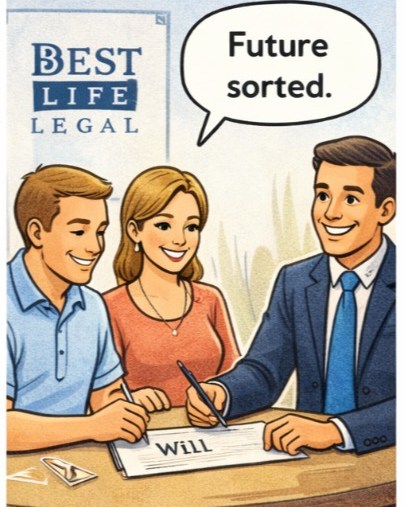 Planning your future isn’t always the most exciting job on the list… but it might be one of the most important.
Having a proper Will means your family knows exactly what your wishes are and avoids unnecessary stress later on.
At Best Life Legal, we help make the process simple, clear and straightforward.
A small bit of planning today can make a big difference tomorrow.
#BestLifeLegal #WillsAndEstatePlanning #PlanAhead