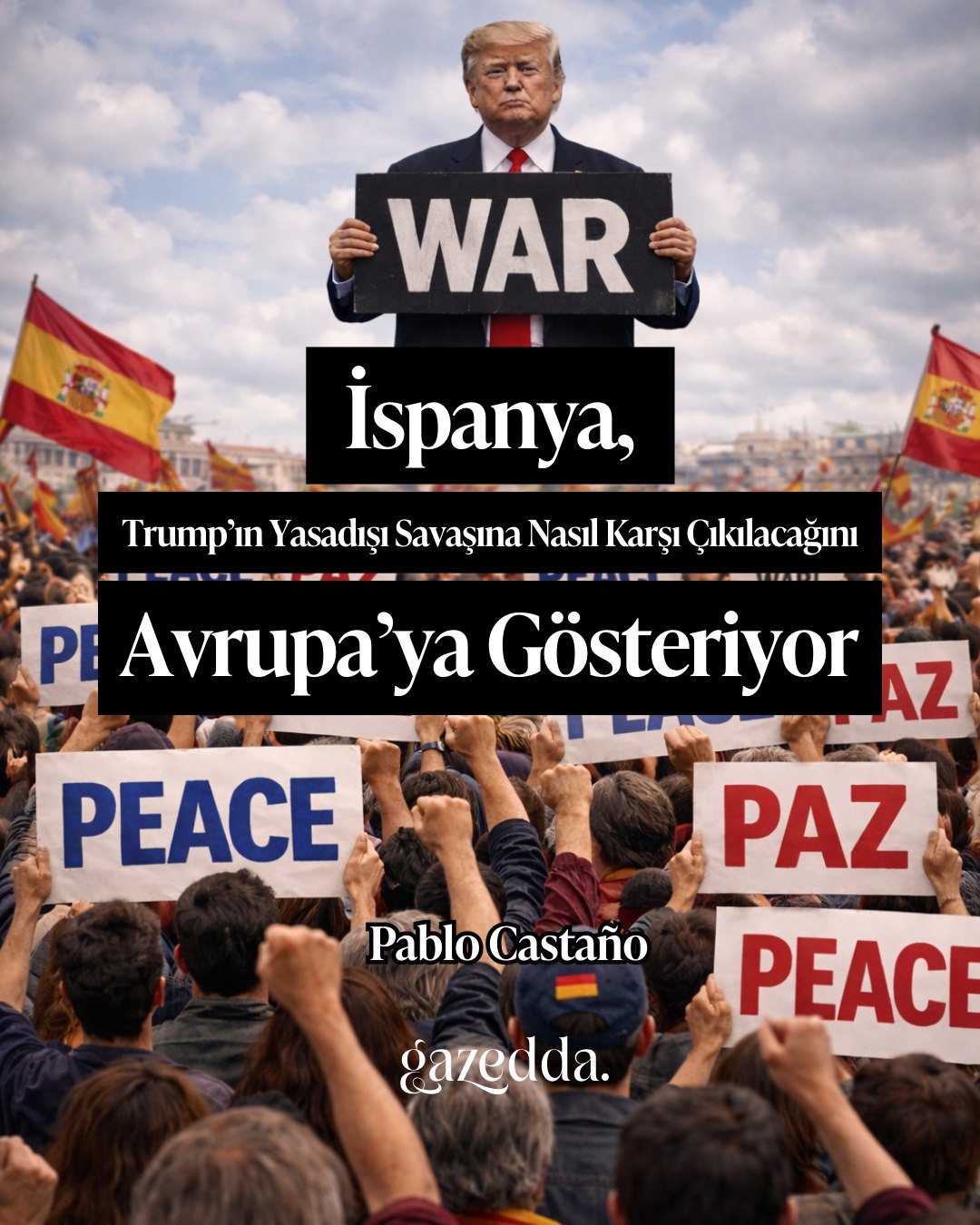 ✍️ Pablo Castaño yazdı:
👉🏻Sebebi ne olursa olsun, İspanya başbakanı, Trump’ın açtığı yeni jeopolitik dönemde Avrupa için Washington’a boyun eğmenin tek yol olmadığını gösterdi. Avrupa’daki diğer liderlerin onun izinden gitmesi ne kadar gecikirse, kıtanın zaten zedelenmiş uluslararası itibarı o kadar fazla zarar görecek ve Avrupa’nın kaba güç yerine kurallara dayalı bir uluslararası düzeni savunan özerk bir aktör olarak ciddiye alınma ihtimali o kadar azalacaktır.
👆Yazının tamamı profildeki linkte
#ispanya #donaldtrump #savaş #iran ✍️ Pablo Castaño yazdı:
👉🏻Sebebi ne olursa olsun, İspanya başbakanı, Trump’ın açtığı yeni jeopolitik dönemde Avrupa için Washington’a boyun eğmenin tek yol olmadığını gösterdi. Avrupa’daki diğer liderlerin onun izinden gitmesi ne kadar gecikirse, kıtanın zaten zedelenmiş uluslararası itibarı o kadar fazla zarar görecek ve Avrupa’nın kaba güç yerine kurallara dayalı bir uluslararası düzeni savunan özerk bir aktör olarak ciddiye alınma ihtimali o kadar azalacaktır.
👆Yazının tamamı profildeki linkte
#ispanya #donaldtrump #savaş #iran