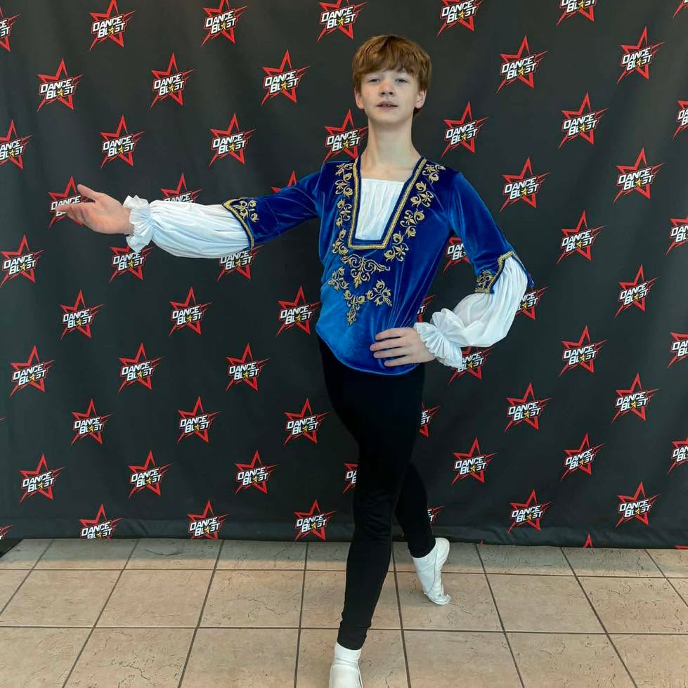 Reinard performed his solo this morning and received a 🥇 Gold! 😃 #balletnallthatjazz