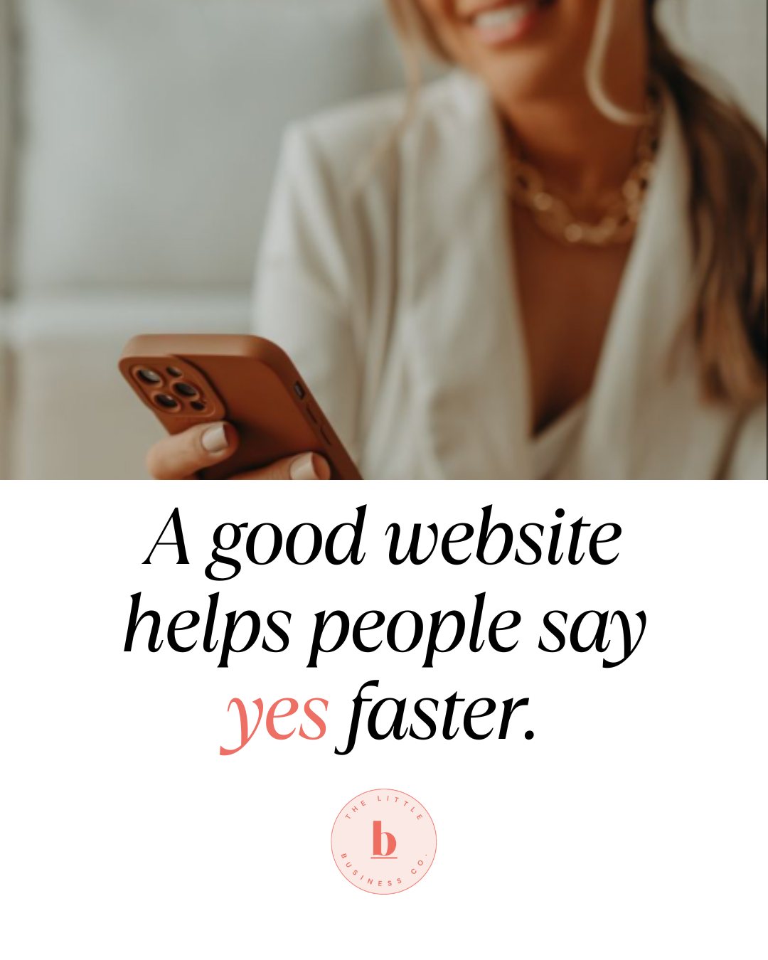 If someone lands on your website, there's a pretty good chance they were already looking for you or something like what you offer.
So you’ve got about three seconds.
Three seconds for them to think, Yep, I’m in the right place.
Three seconds for them to scroll down, click a button, or keep reading.
Three seconds to make them want to learn more.
If they don't do this within 3 seconds... they've gone. 🙋🏻♀️
Yep, it's tough out there.
Within a few seconds someone should know:
- What you do
- Who it’s for
- Why they should trust you
- What to do next
That’s it.
But your website also has to LOOK GOOD.
- Designed well.
- On brand.
- Clean.
- Easy to move through.
It should flowwww. It should guide people through the page and show them exactly where to go next.
👉🏼 Click here.
👉🏼 Scroll there.
👉🏼 Book this.
👉🏼 Learn more.
The right website makes people want to keep exploring. They follow you on Insta, sign up to your newsletter, and actually stay on your page for a little browse.
There shouldn’t be hoops to jump through or clicking through five pages trying to figure out what you even do.
A good website makes saying yes feel easy.
And that's what we all want, right? 😊
#wixdesigner #goldcoastwebdesign #goldcoastwebsitedesigner #shopifypartneraustralia #goldcoastvirtualassistant #goldcoastshopifydesigner #goldcoastwebdesigner #wixdesigneraustralia #shopifydesigneraustralia
