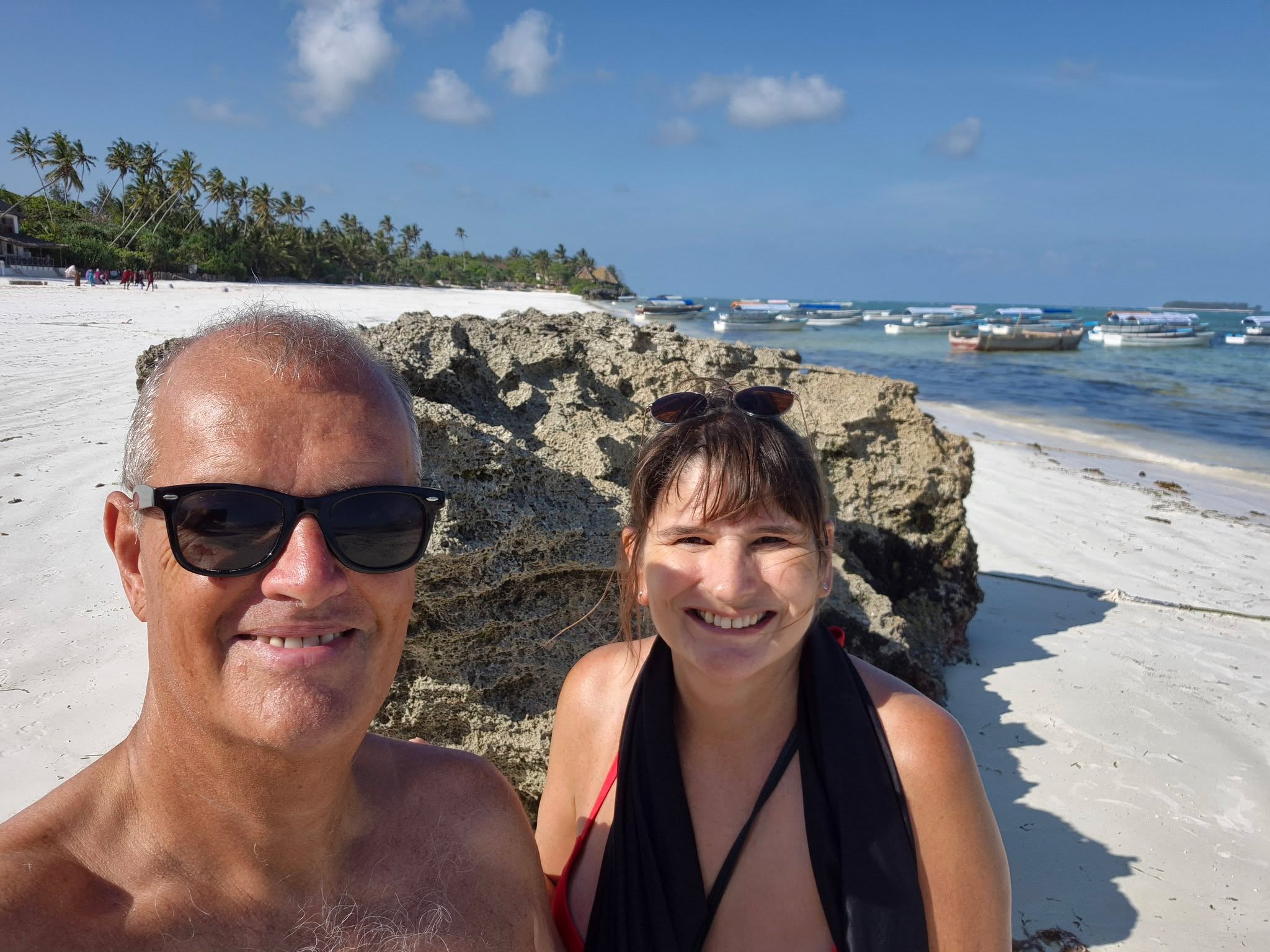 "Maria & Allan's Zanzibar adventure nearly didn't happen - UK travel advice changed just 4 days before departure.
They went anyway. Two weeks, three locations, turquoise waters, and 45 minutes swimming with dolphins off Mnemba Island. 🐬
""Hakuna Matata"" - no problem - was the most common phrase they heard.
Read their full story (link in bio) for practical tips on tides, locations, and why #Zanzibar works brilliantly as a standalone trip.
#Zanzibar #Tanzania #MnembaIsland #TravelAdventure #ClientStories
"