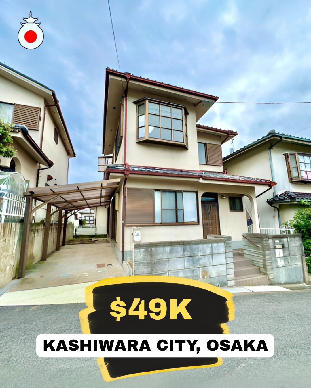 For Sale: 5DK House in Kashiwara City, Osaka Prefecture🏯
Kokubuhonmachi 7-chome
Price: 7,800,000 円 (Approximately $49,000 USD)
Layout: 5DK (5 rooms + Dining/Kitchen)
Building Area: 86.07m²
Land Area: 100.93m²
Year Built: July 1987
Access: Kawachi-Kokubu Station | 20 Minute Walk
For full details and personalized guidance, click the link in the bio to reach our website, or contact us directly through Instagram. We will be happy to provide all the information you need. 🔑
https://www.omoroiosaka.com/ #629 Week 79 Showcase
--------
Note:
Please be advised that currency exchange rates are subject to fluctuation, and consequently, the price of the property may vary over time. The prices indicated in the accompanying image and description reflect the prevailing rates and values at the time of the original posting.
It is important to note that while we showcase exceptional properties, we are an independent entity representing buyers seeking their dream homes in Japan and are not affiliated with the original listing company.
Furthermore, while all properties are believed to be available at the time of posting, real estate listings can change rapidly, and therefore, the future availability of this specific property cannot be guaranteed.
📢 Ad/Advertisement – This post introduces a property currently for sale in Japan. Omoroi Osaka is not the listing broker or licensed real estate company. This is for informational and promotional purposes only. この投稿は広告です。日本で現在販売中の物件を紹介していますが、Omoroi Osakaは元付業者でも宅建業者でもありません。本投稿は情報提供および宣伝を目的としたものです。
#KashiwaraCity
#KashiwaraOsaka
#OsakaRealEstate
#HouseForSaleJapan
#OsakaProperty
#JapanRealEstate
#KansaiRealEstate
#OsakaHomeForSale
#LivingInOsaka
#JapanProperty
#omoroiosaka