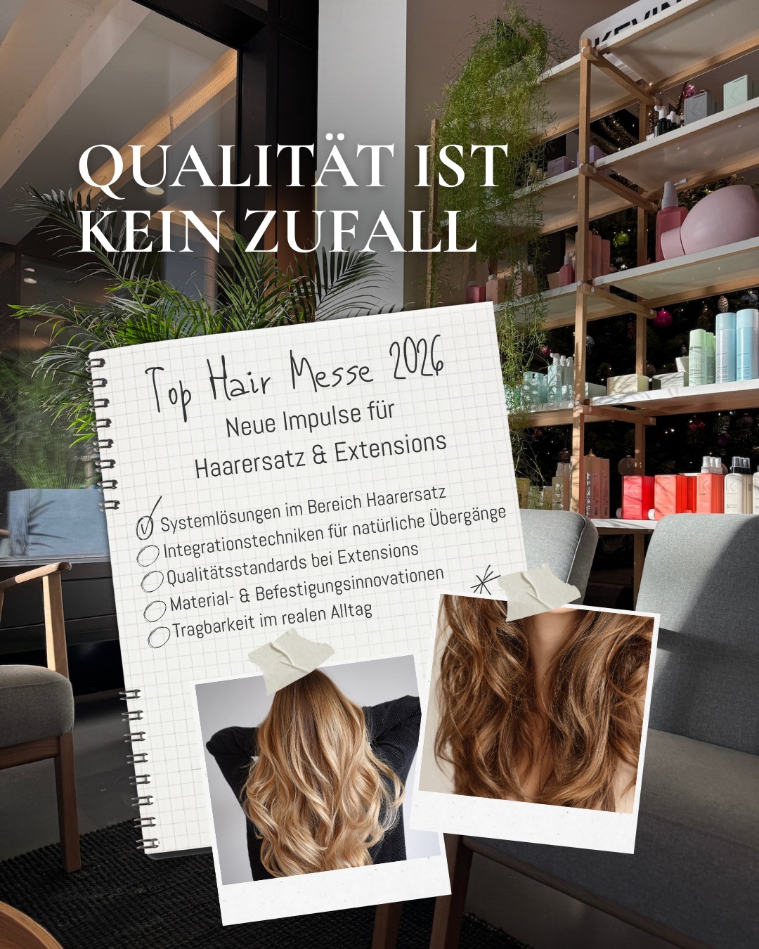 Kommendes Wochenende sind wir für euch on tour – für noch mehr Qualität im Detail. ✨
Am 21. und 22. März 2026 sind wir auf Einladung von @kevinmurphygermany auf der @tophair_messe in Düsseldorf. 🤍
Haarverdichtung, Haarverlängerung und Haarersatz sind seit Jahren ein fester Bestandteil unserer Spezialisierung. Genau deshalb bleiben wir neugierig.
Wir wollen weiterdenken.
Techniken vergleichen.
Materialien prüfen.
Systeme hinterfragen.
Nicht, weil wir Trends hinterherlaufen, sondern weil wir unseren Anspruch immer wieder neu schärfen.
Unser Fokus bleibt klar:
👉🏼 natürliche Ergebnisse
👉🏼 unsichtbare Übergänge
👉🏼 tragbare Lösungen im Alltag
👉🏼 Qualität, die langfristig überzeugt
Top Hair bedeutet für uns Austausch auf Augenhöhe, frische Impulse und Weiterentwicklung im Handwerk.
Alles, was wir mitnehmen, prüfen wir mit Blick auf eines:
Passt es wirklich zu lege artis – und zu euch?
Stay tuned für weitere Einblicke. 🤍
Und wenn du jetzt schon nicht warten kannst:
Sicher dir deinen Termin – Link in Bio. ✨
#legeartisberlin #tophair2026 #haarverdichtung #haarersatz #extensionsberlin