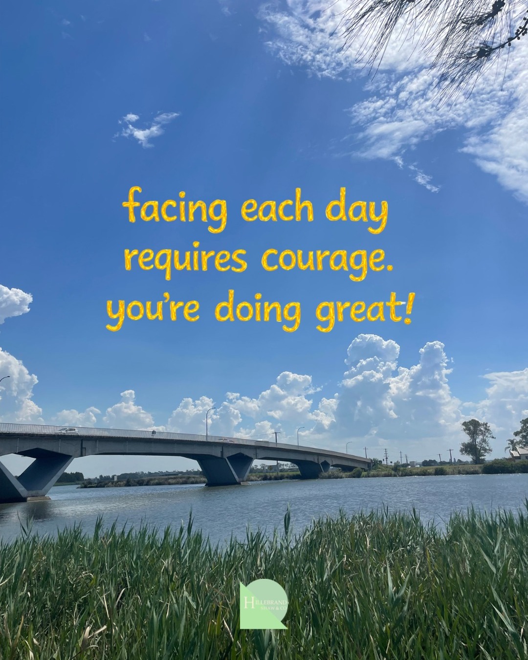 A little reminder for this beautiful Saturday ☀️
Courage doesn’t always look loud. Sometimes it’s simply getting up and facing the day.
You’re doing great. 💛
