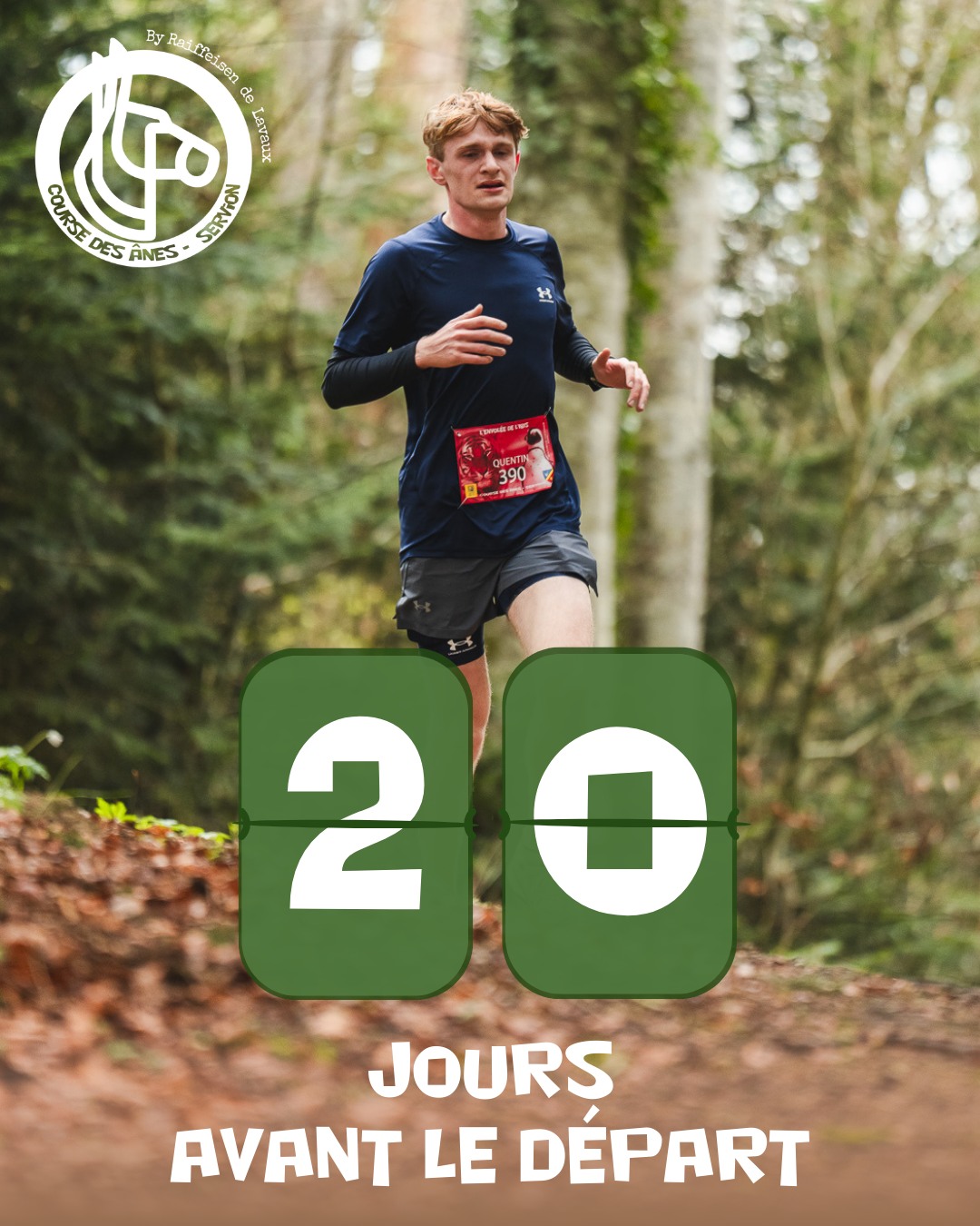 J-20 !!
Prêts à courir dans le Jorat, dans une ambiance conviviale et sportive ?
Que tu aies affiné ton cardio, préparé ta course depuis une année ou que tu te sois inscrit sur un coup de tête, nous t’attendons au départ !!
On se réjouit de partager ce moment avec vous !
Lien dans le bio
@zoo_de_servion @tropiquarium_de_servion @liaudetpial @wellamo.ch @fonds_du_sport #NPPR @idees_vertes_sarl #Servion #Trailrunning @leman_running #Raiffeisen_de_lavaux @aebischer_charpente_menuiserie #raiffeisen_de_lavaux
