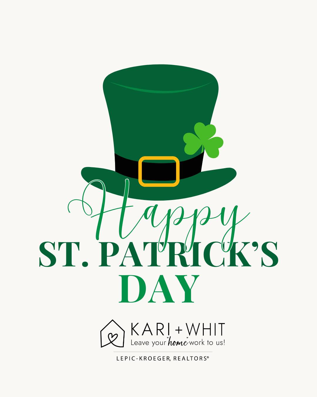 ๐ Happy St. Patrickโs Day! ๐
Whether youโre celebrating with a little green, enjoying time with friends and family, or searching for your own pot of gold at the end of the rainbowโฆ today is a great reminder that home is where the real luck lives. ๐กโจ