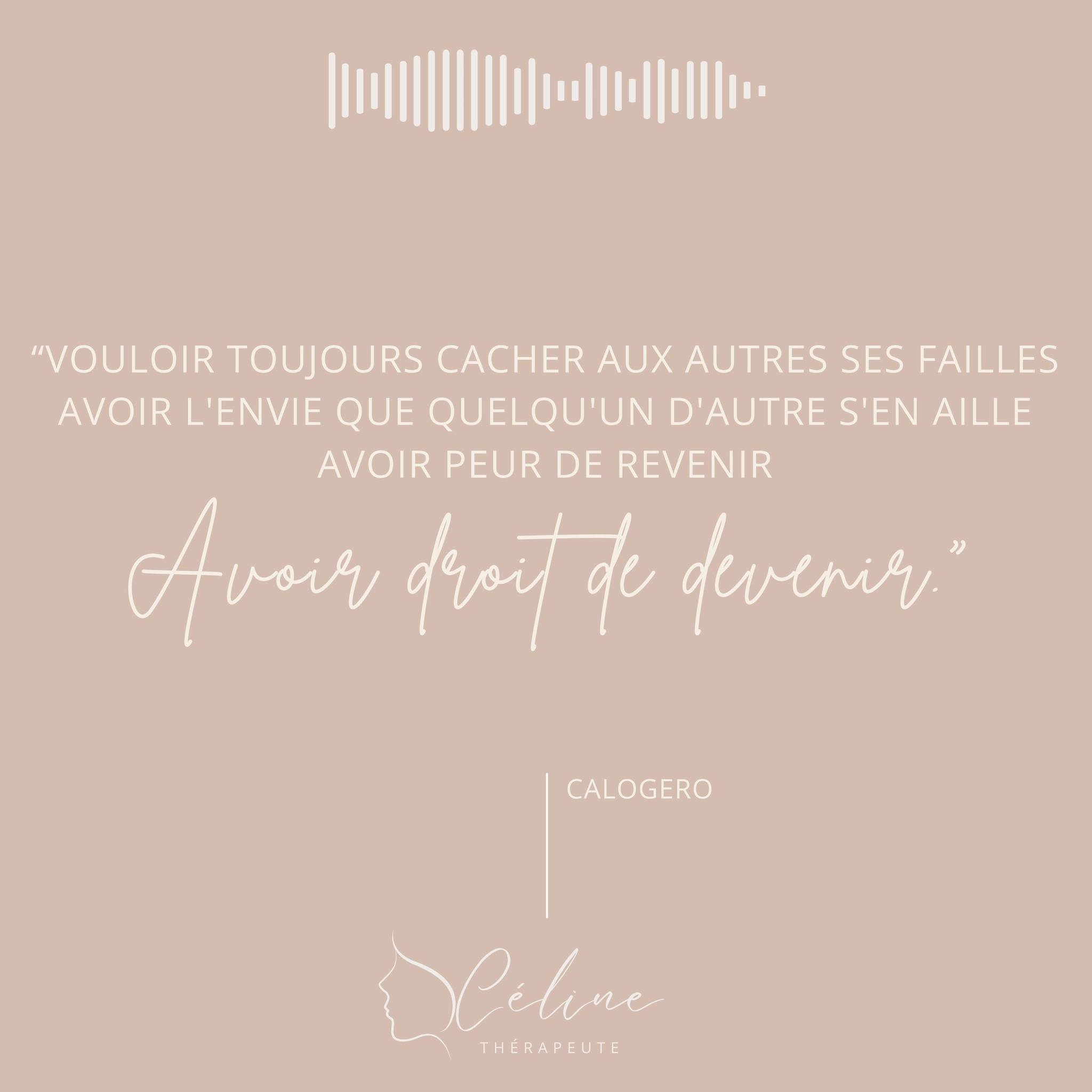 ✨Il y a des failles que l’on cache par réflexe.✨
Des parts de soi que l’on croit devoir taire pour continuer d’avancer.
Et pourtant… ce sont souvent ces espaces fragiles qui nous ouvrent le chemin du vrai.
Apprendre à laisser partir ce qui doit partir.
À revenir à soi, doucement, patiemment.
À se donner le droit de devenir.
Dans l’accompagnement, je vois chaque jour cette force discrète : celle qui naît quand on cesse de lutter contre soi-même et qu’on s'accepte enfin, pleinement.
Tu n’as pas à être parfaite.
Tu as juste à être toi.
C’est là que commence la vraie liberté. 💛
__________________________________
🩷 Céline Monteiro, Thérapeute
📍 Cabinet Thérapies 6, Genève
📲 +41 78 305 02 98
ℹ www.celinetherapeute.com