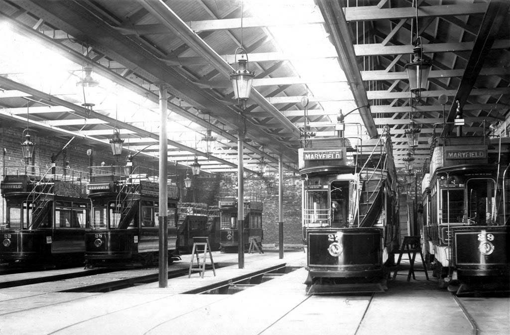 ❤️🚋 The Maryfield Tram Depot back during its heyday in the early 20th century! Our future home! #͏f͏e͏a͏t͏u͏r͏e͏f͏r͏i͏d͏a͏y