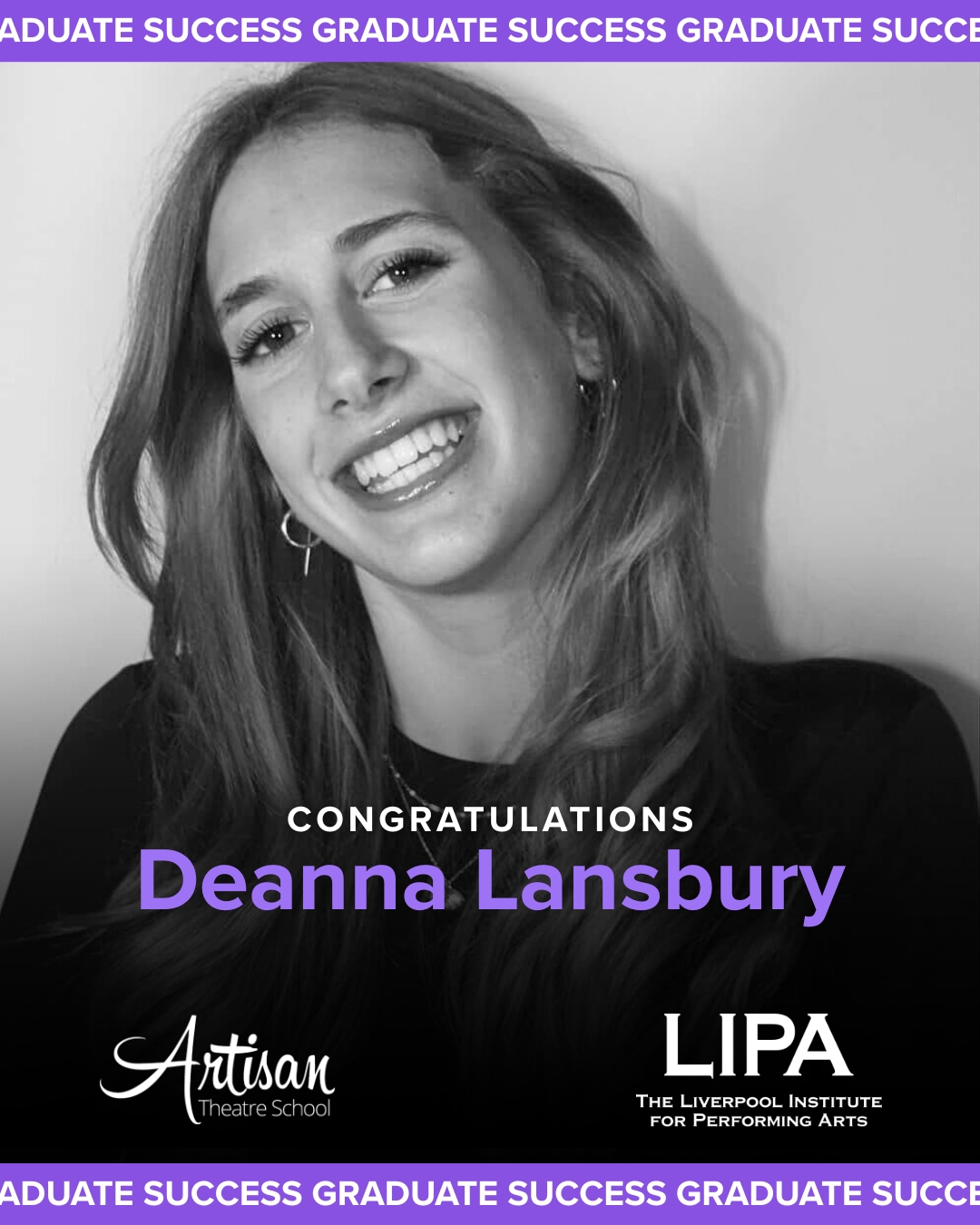 We are incredibly proud of our LAMDA student Deanna Lansbury, who has been awarded a one-year Foundation place at LIPA to study Acting for Stage and Screen.
A brilliant achievement and a testament to Deanna’s hard work and dedication. Congratulations Deanna, we’re excited to see what the future holds for you! 🎭👏
