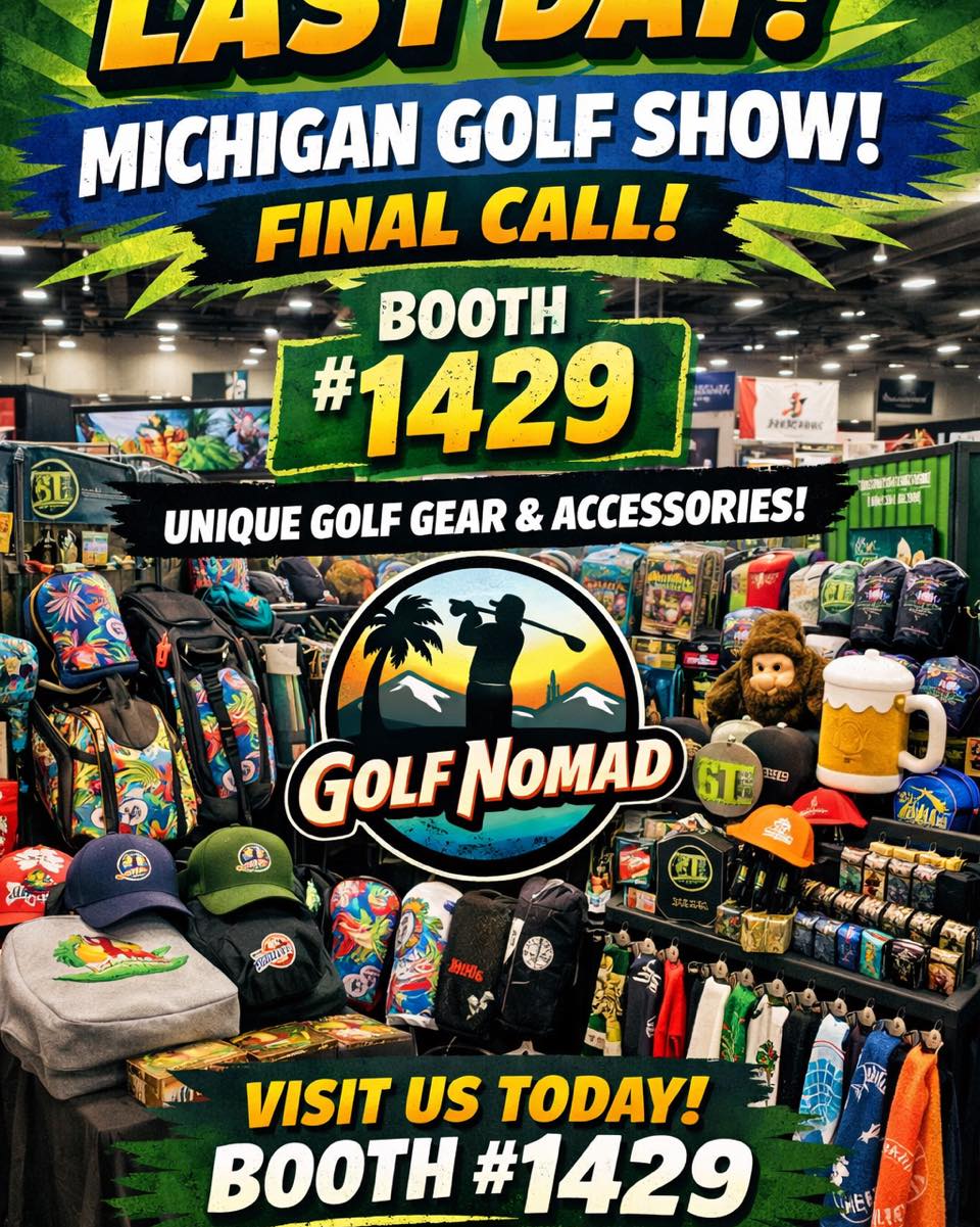 #collarsoptional #positivevibesonly #lastcall #lastday #golfshow #golfnomad #smallbusiness
Come on down and see us for the last day of the golf show.
#holler #collarsoptional