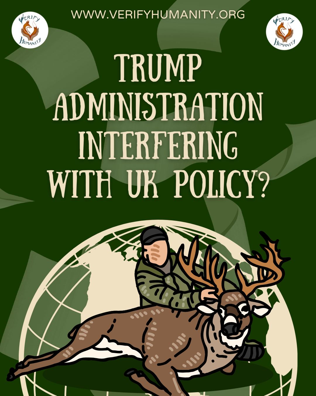Rather than letting the UK follow its pledge to ban trophy hunting imports, Trump's officials have written to DEFRA trying to stop it, claiming this cruel practice โbenefits conservationโ and local communities.
That argument is absurd: killing animals for sport cannot be justified by skewed economics. The killing of animals to help โconservationโ excuse hides nothing but brutality. We should be making laws that protect animals and preserve wild places, not bowing to pressure from officials overseas. Trophy hunting is unethical, outdated, and has no place in a world that claims to care about wildlife. Itโs time to stand firm and ban this senseless practice for good.
#BanTrophyHunting #ProtectWildlife #Conservation #AnimalWelfare #WildlifeProtection #TrumpInterference
Sources
1. Westminster Hall Debate: The Animal Welfare Strategy for England (21.01.26) Liz Jarvis MP https://parliamentlive.tv/event/index/39278b73-1b69-46eb-b789-a877218b7efc
2. Hansard, UK Parliament, Topical Questions (05.02.26) Sir Roger Gale MP https://hansard.parliament.uk/commons/2026-02-05/debates/E8A87BB7-DDD4-4B86-AE40-6D1DDECA25B8/TopicalQuestions